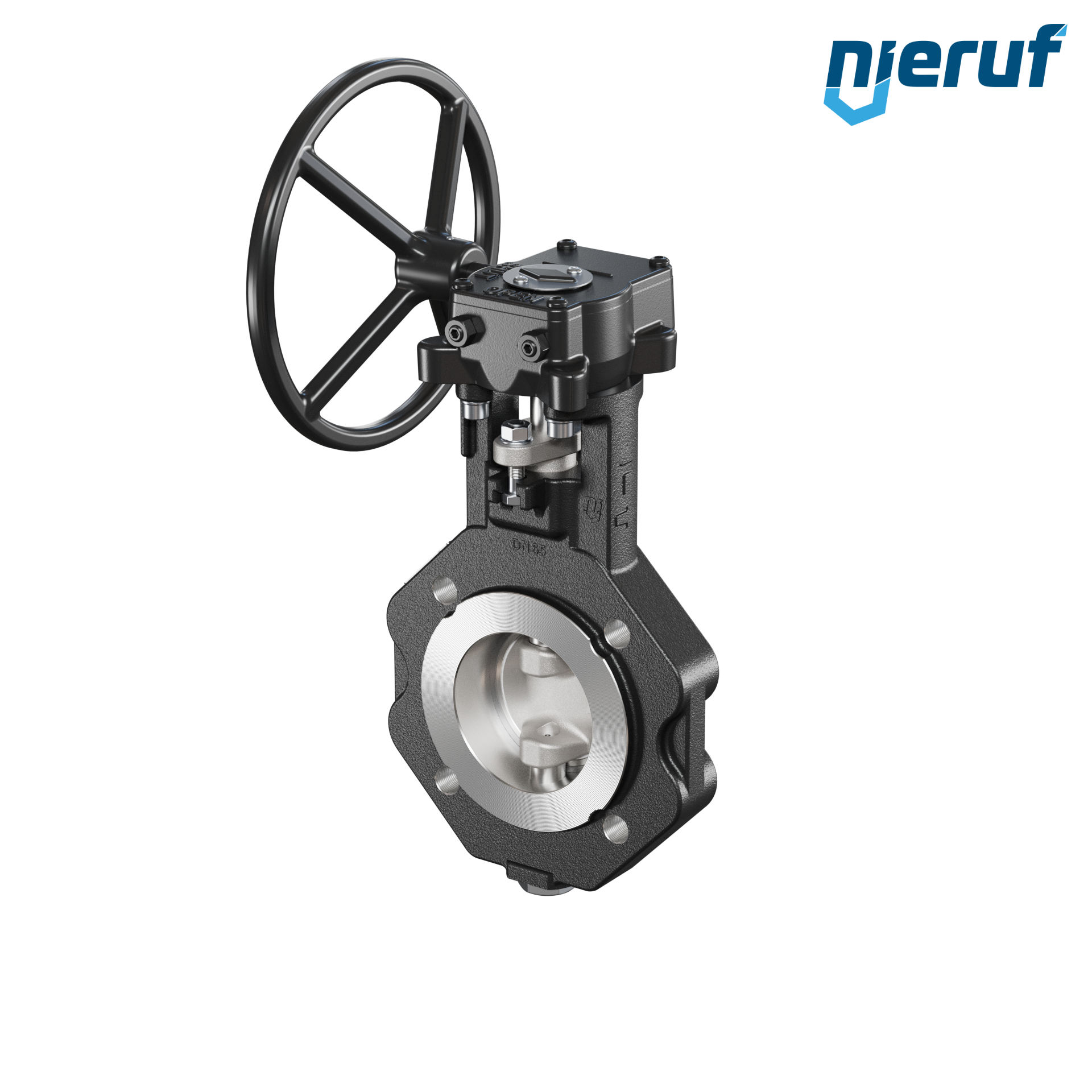 valvola a farfalla doppio eccentrico AK12 DN 65 PN10-40 volantino