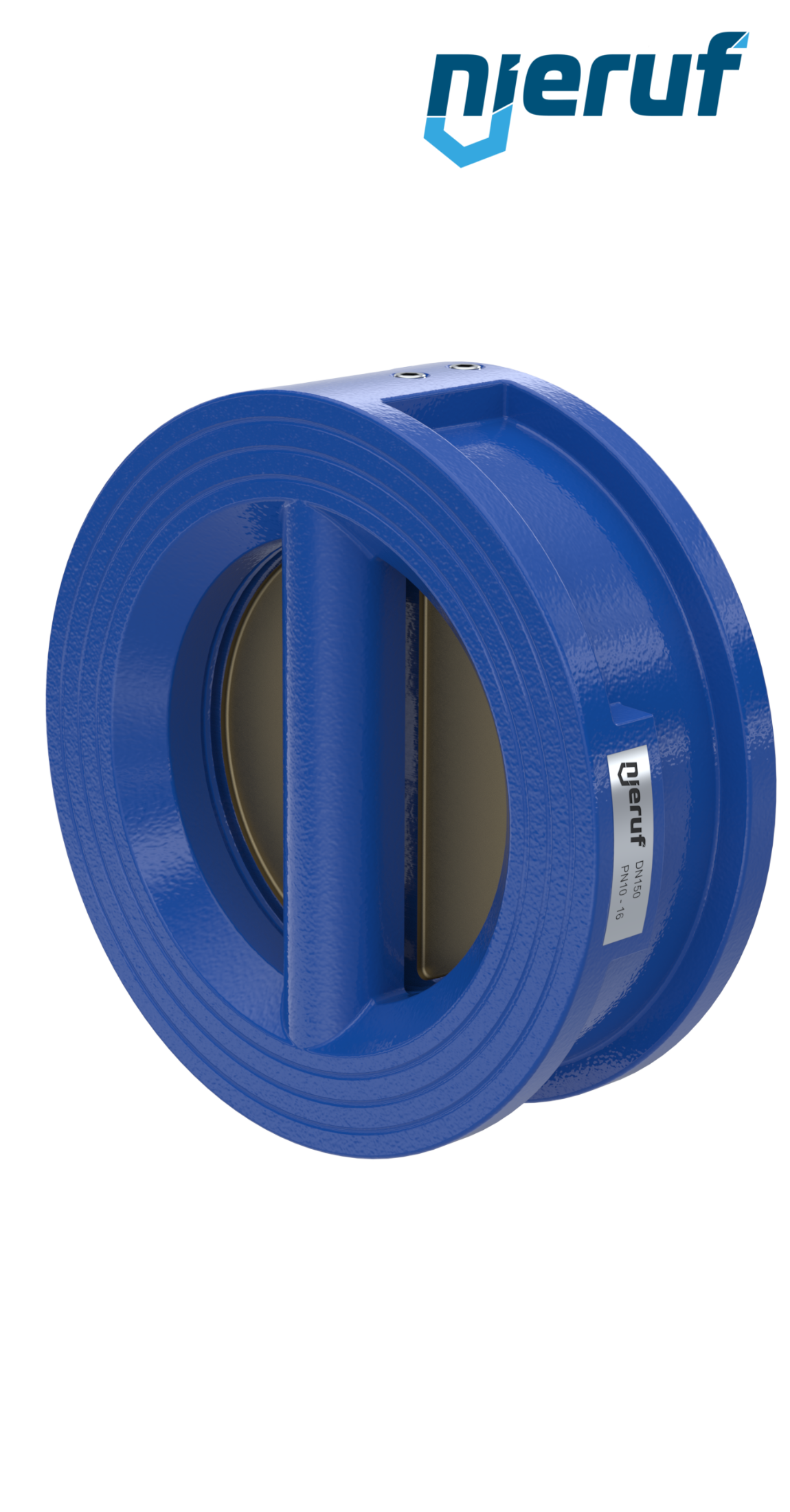 valvola di ritegno a doppio battente DN150 DR04 GGG40 EPDM