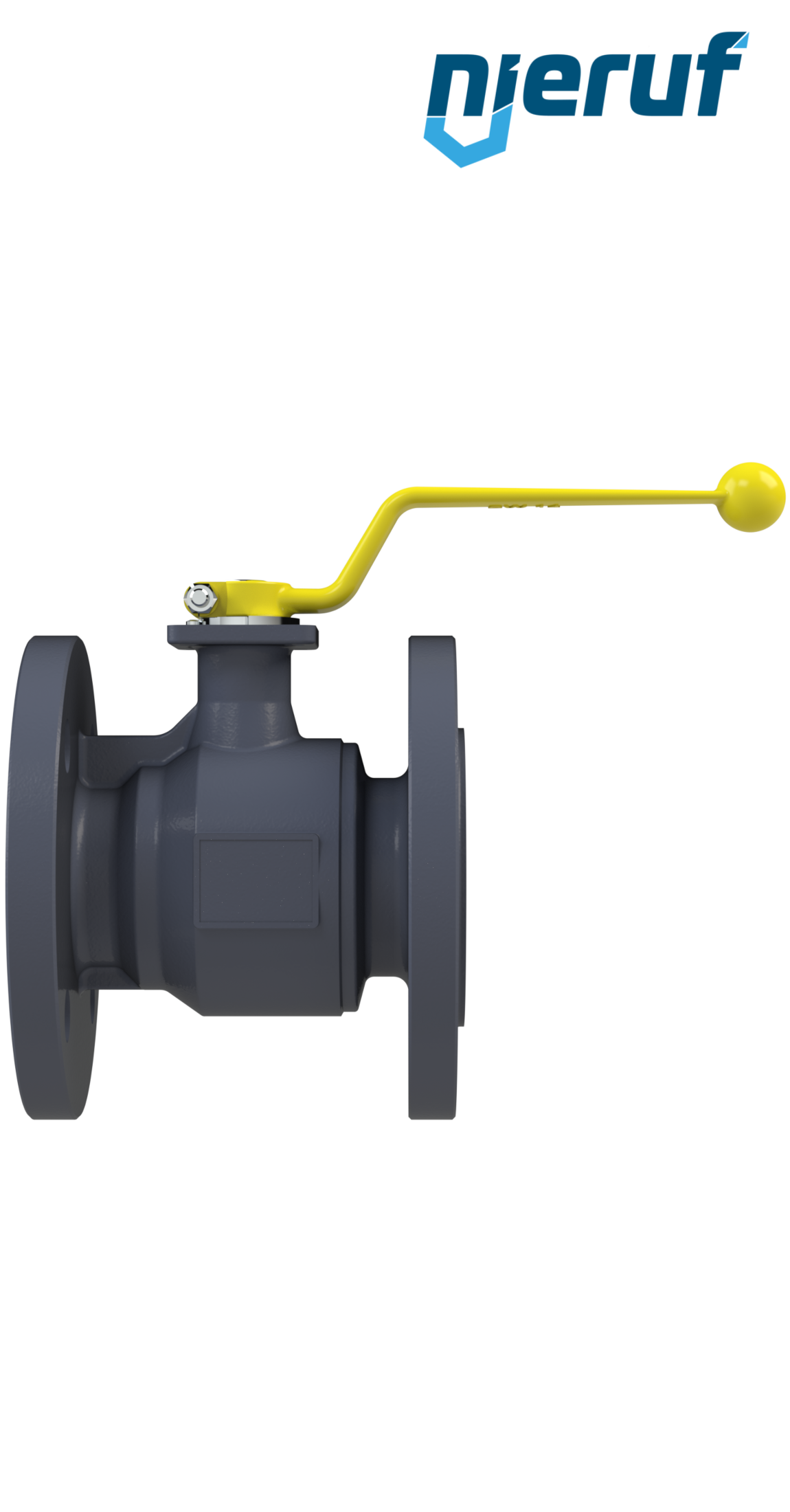 valvola a sfera flangiata DN40 FK02 ghisa sferoidale GJS 400-18 sfera interamente in acciaio inossidabile 1.4408 DVGW gas