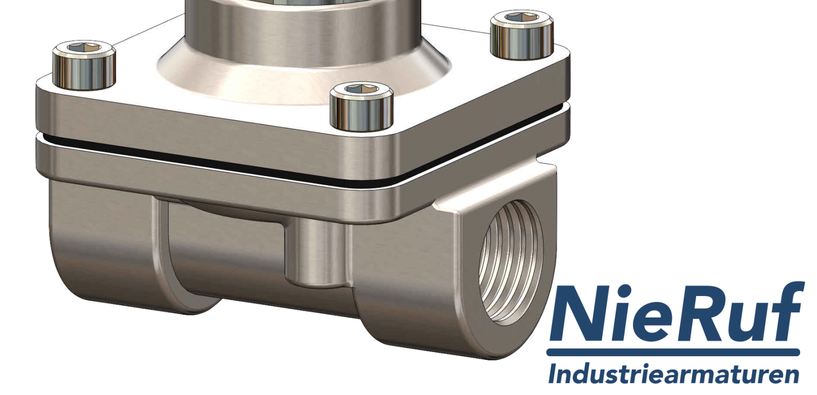 elettrovalvola G 1 1/4" pollici acciaio inossidabile EV06 FKM 24V DC