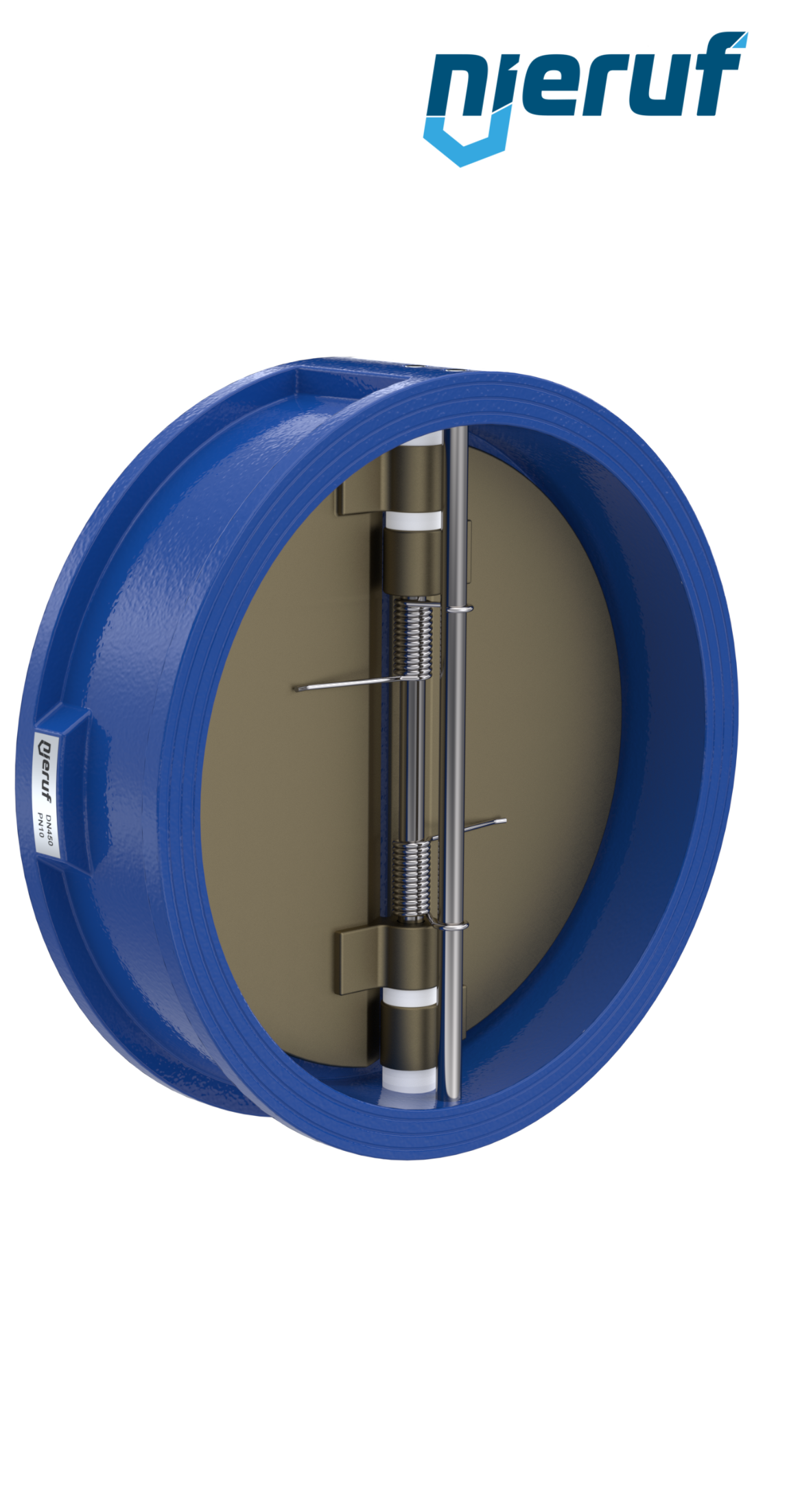 valvola di ritegno a doppio battente DN450 DR04 GGG40 NBR