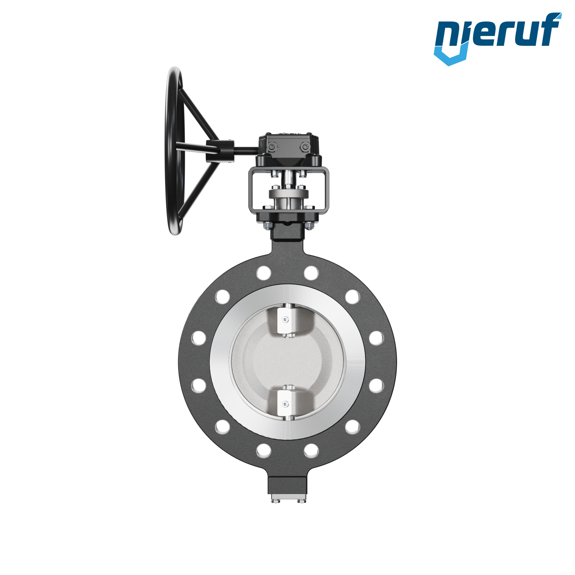 valvola a farfalla doppio eccentrico AK12 DN 200 PN40 volantino