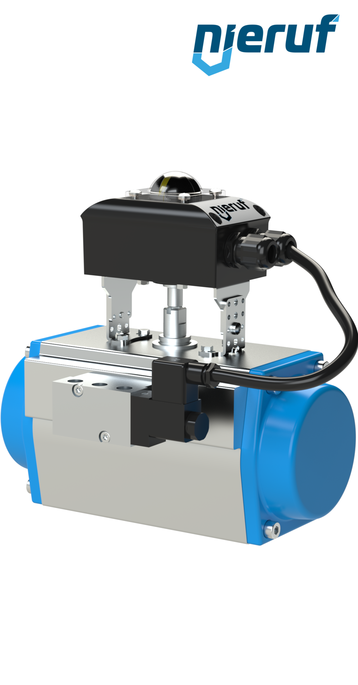 Indicatore di posizione PR02 microinterrutori meccanici ZF, D44X alluminio 2 pressacavi