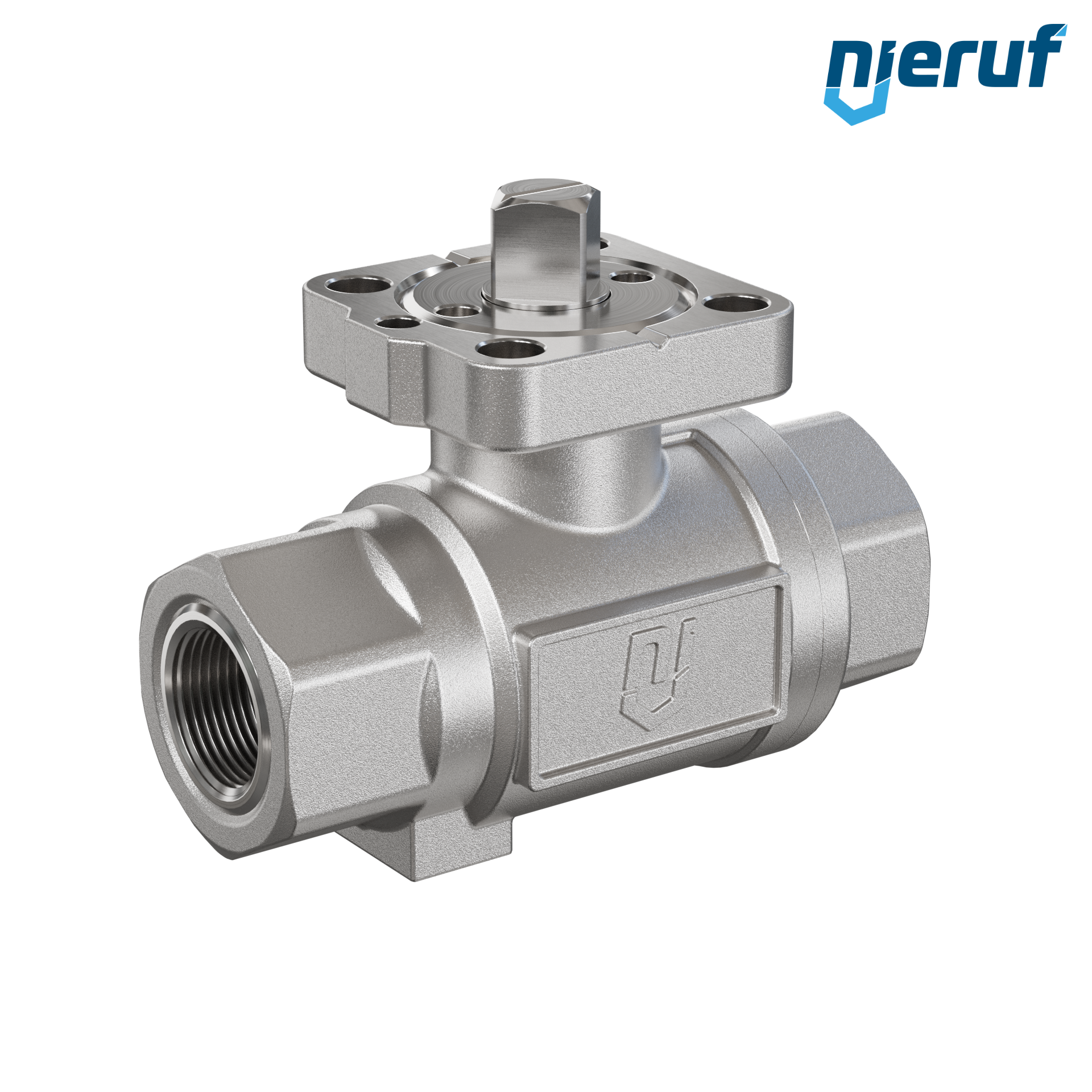 valvola a sfera per gas DN10 - 3/8" pollici GK06 senza leva a mano