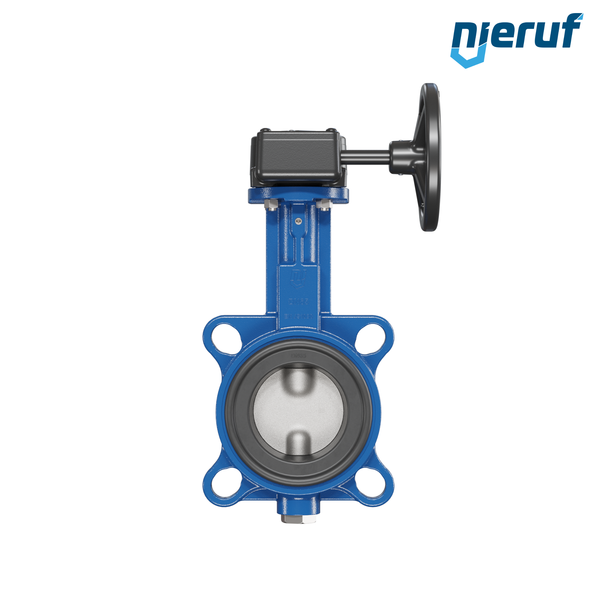 valvola a farfalla DN 65 PN6-PN10-PN16 & ANSI150 AK01 FPM volantino