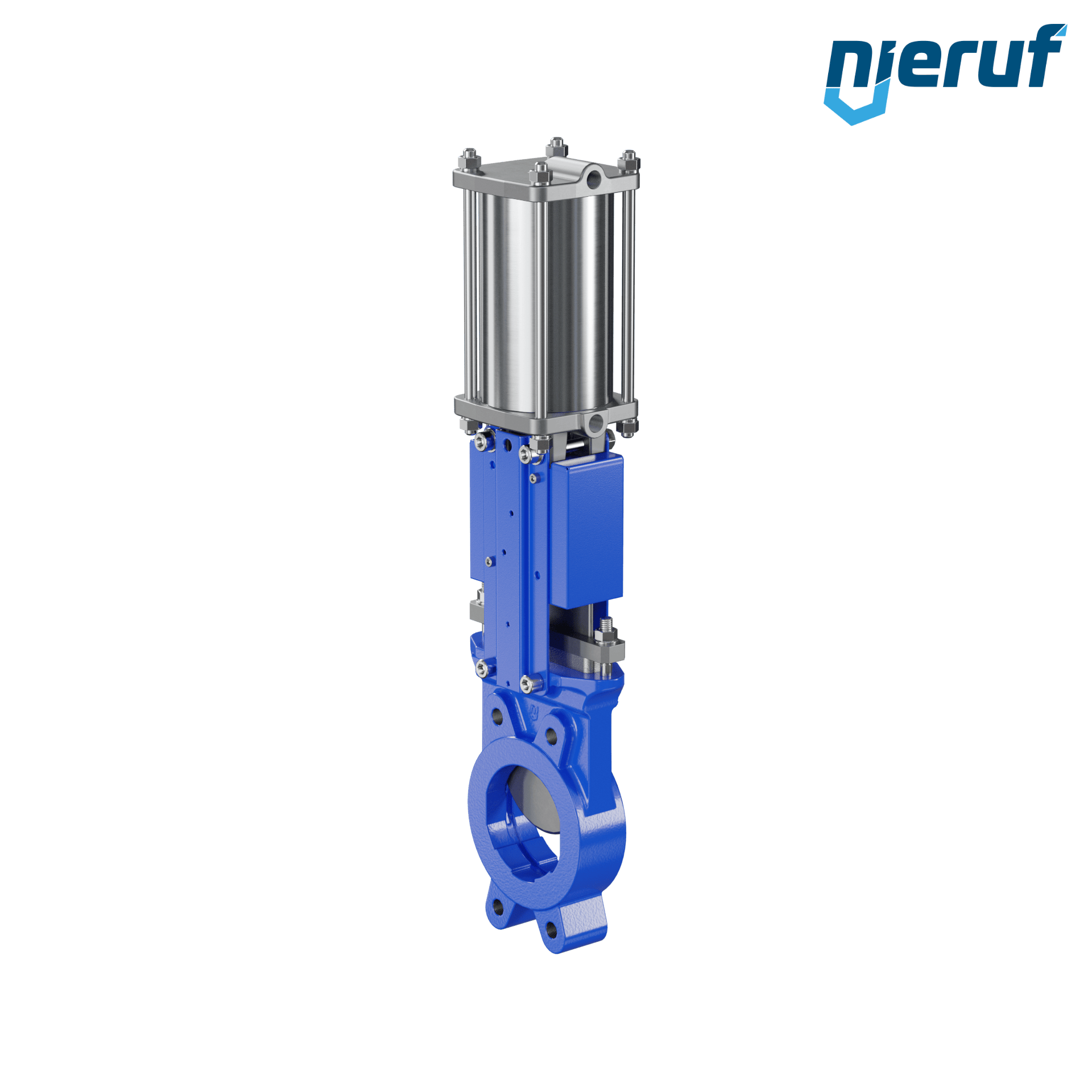 valvola a ghigliottina DN 100 SR01 EPDM attuatore pneumatico a doppio effetto