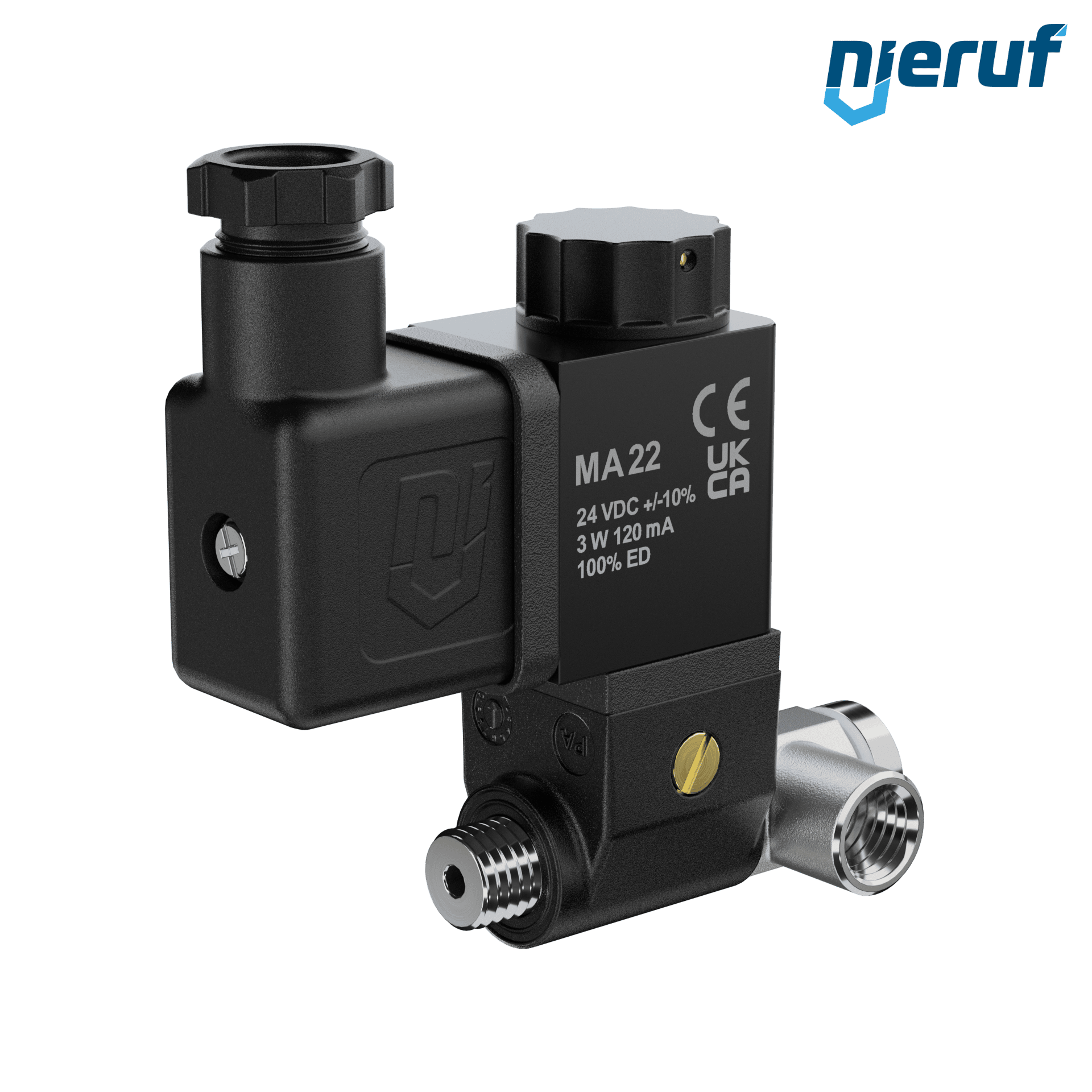 valvola pilota entrata: G 1/8" pollici 24V DC KV05
