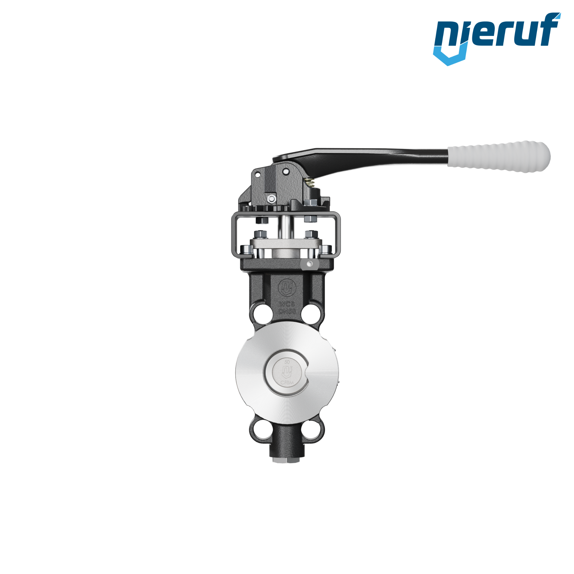 valvola a farfalla doppio eccentrico AK11 DN 50 PN10-40 ANSI150-300 leva a mano