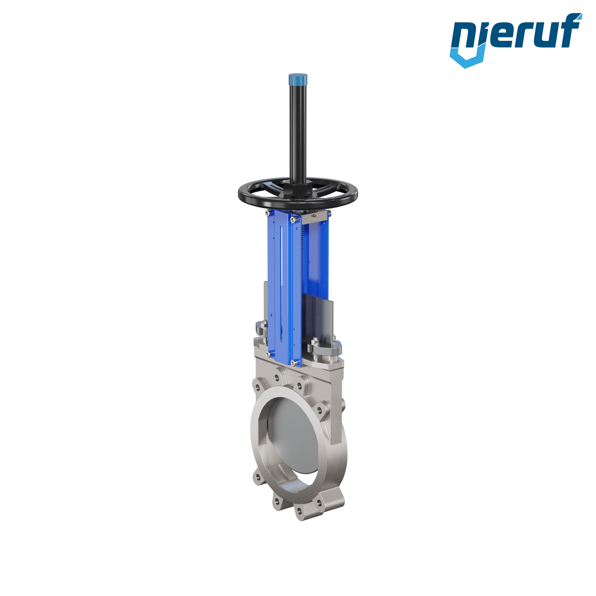 valvola a ghigliottina DN 250 SR03 EPDM manovella / volante