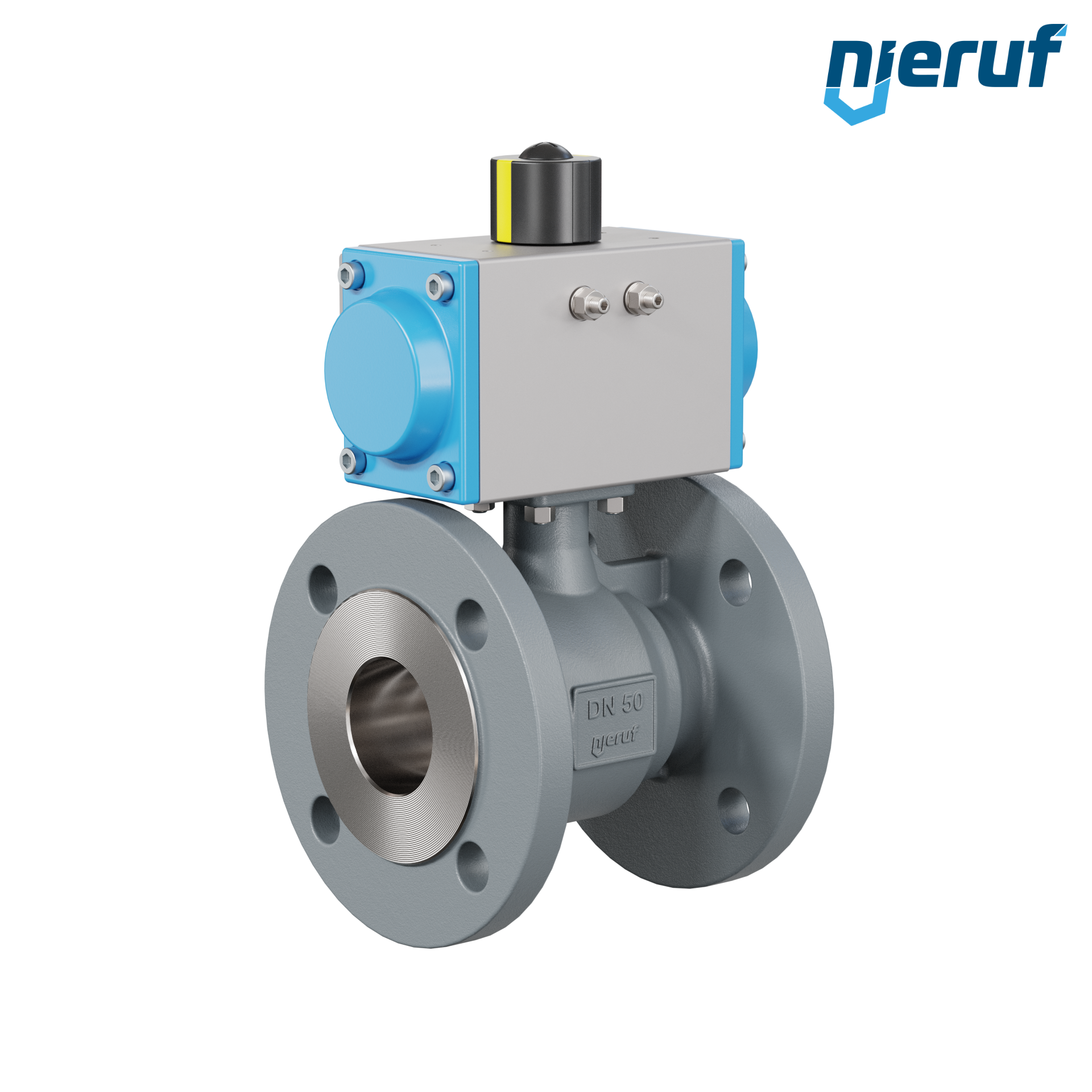 valvola a sfera automatica DN50 - 2" pollici PK04 azionamento rotativo pneumatico a doppio effetto