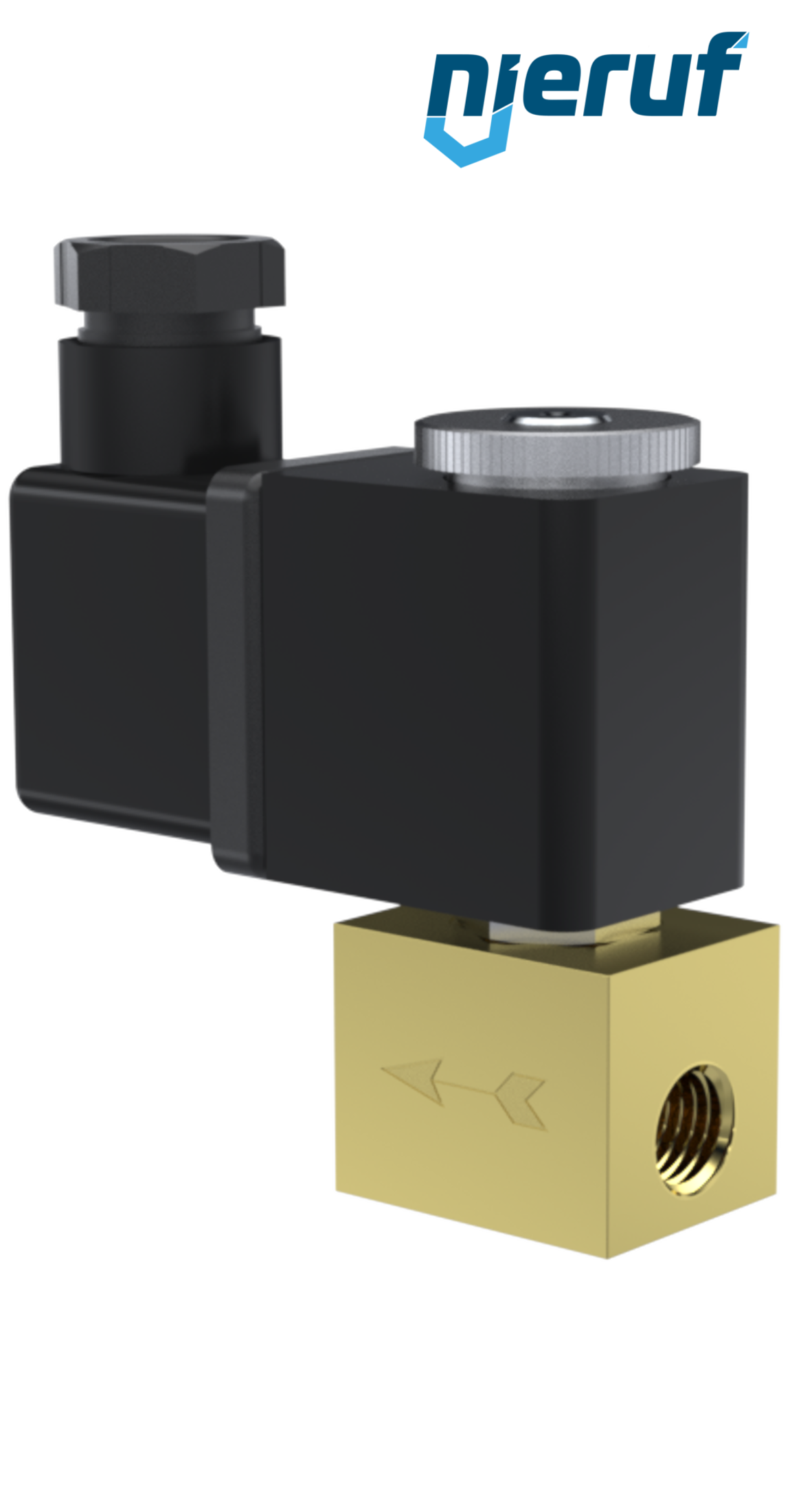 elettrovalvolaDN1,0 G 1/8" pollici ottone MV09 FKM 24V DC