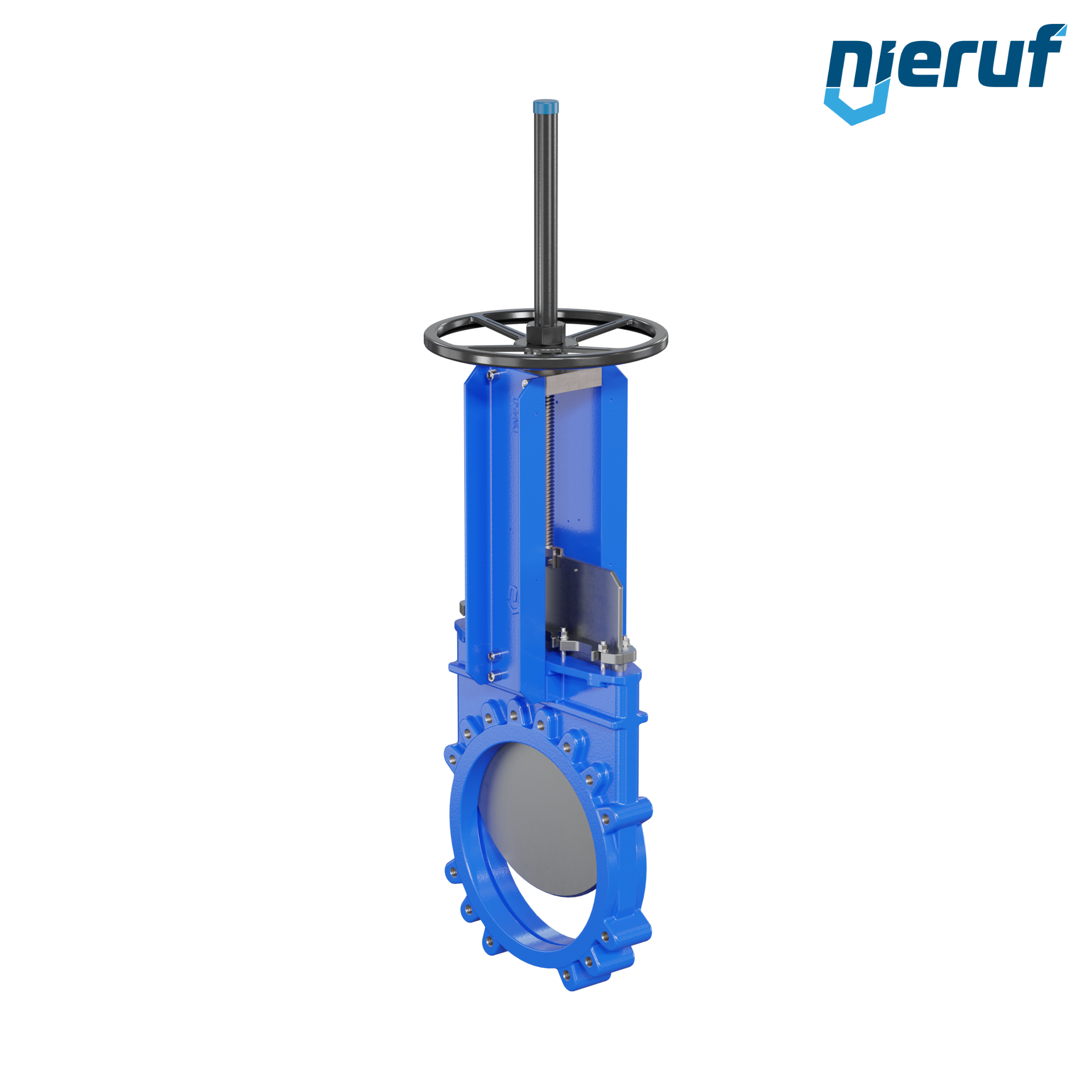 valvola a ghigliottina DN 450 SR02 EPDM manovella / volante