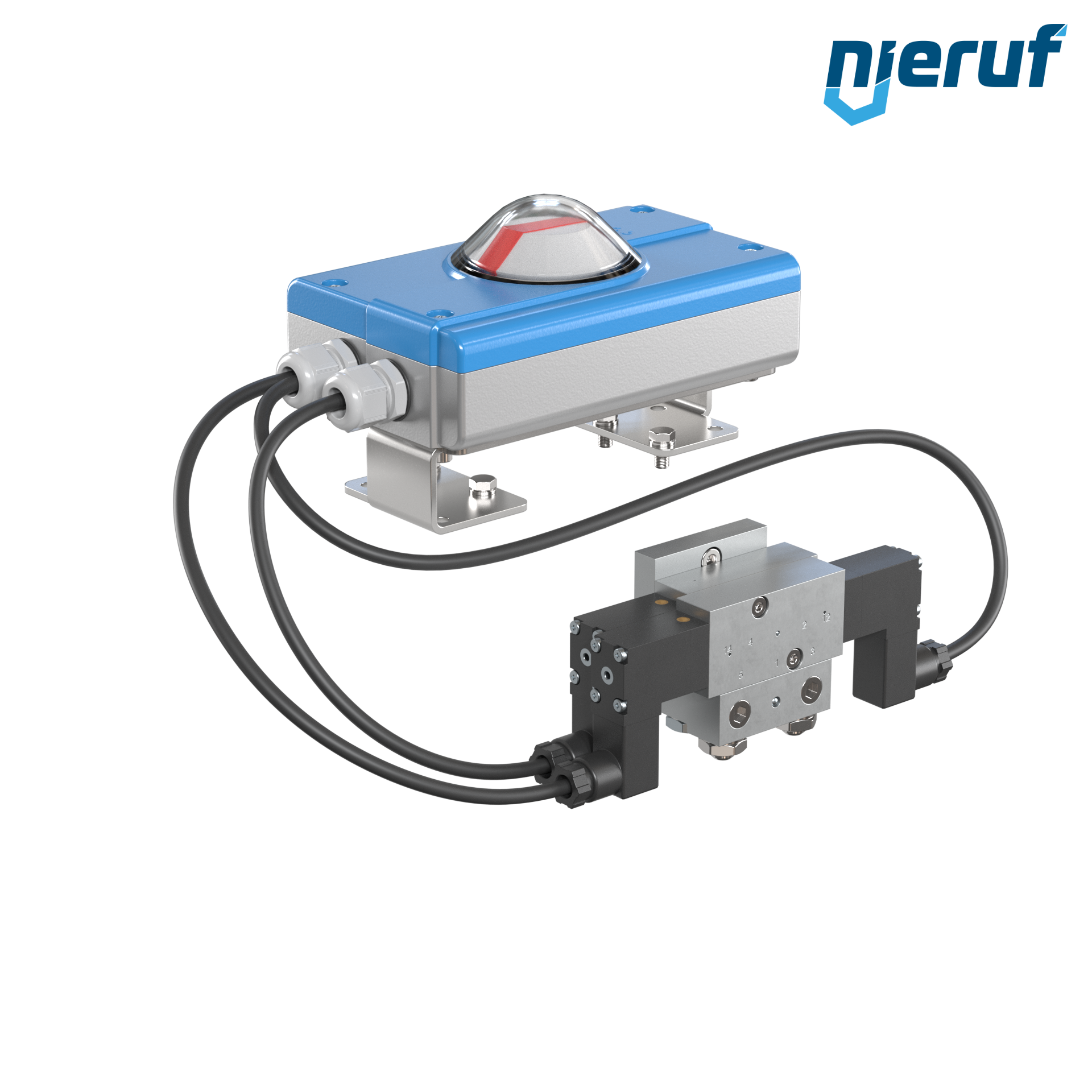 Regolatore di posizione PS01 per attuatori pneumatici a doppio effetto con funzione di sicurezza volume d'aria fino a 5 l Regolatore di posizione PS01 per attuatori pneumatici a doppio effetto con funzione di sicurezza volume d'aria fino a 5 l