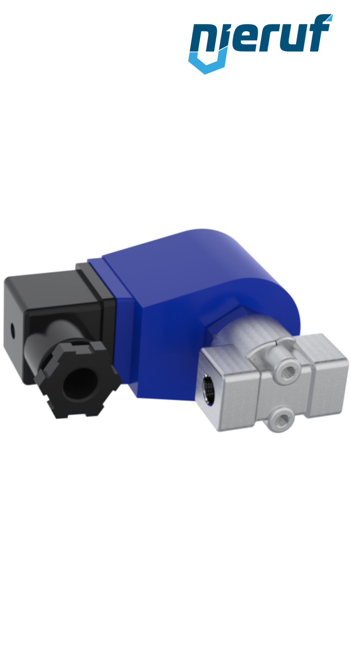 valvola elettromagnetica / solenoide per alta pressione G 1/8" pollici DN2,0 acciaio inossidabile EV10 FKM 230V 50Hz