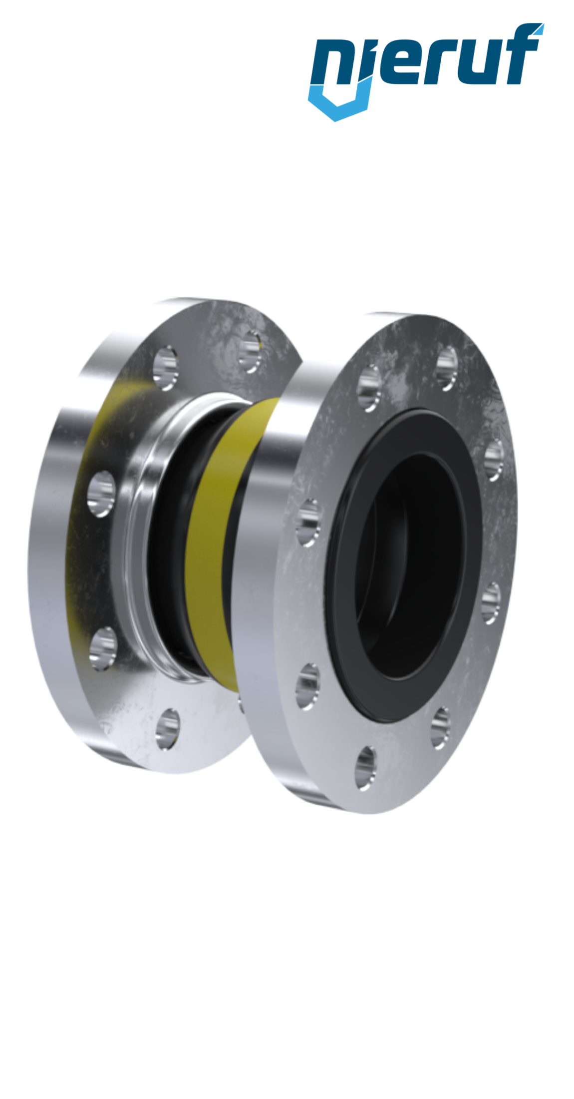 Compensatore DN300 tipo KP04 flange acciaio, manicotto NBR