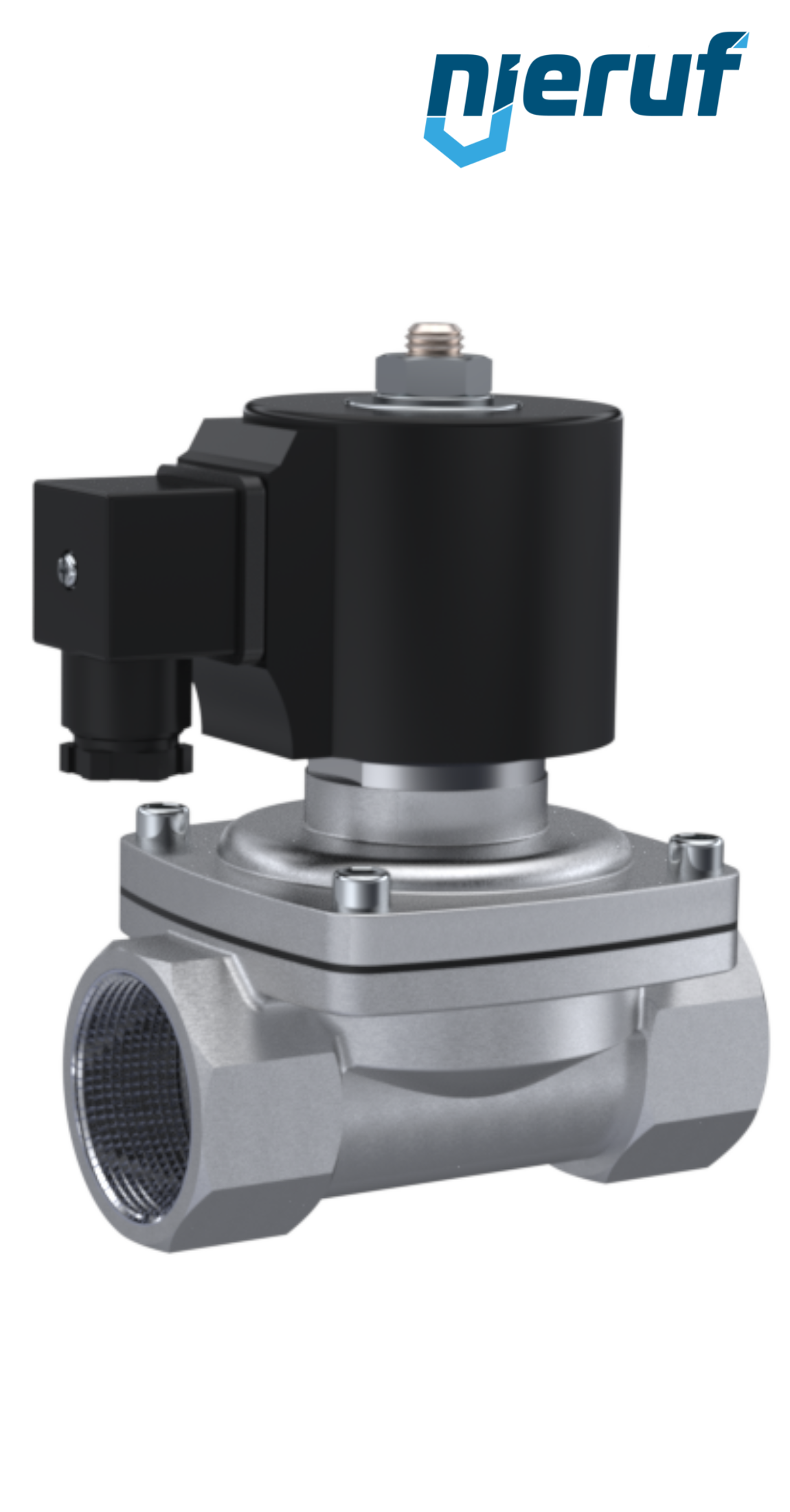 elettrovalvola G 1 1/4" pollici acciaio inossidabile EV06 FKM 24V DC