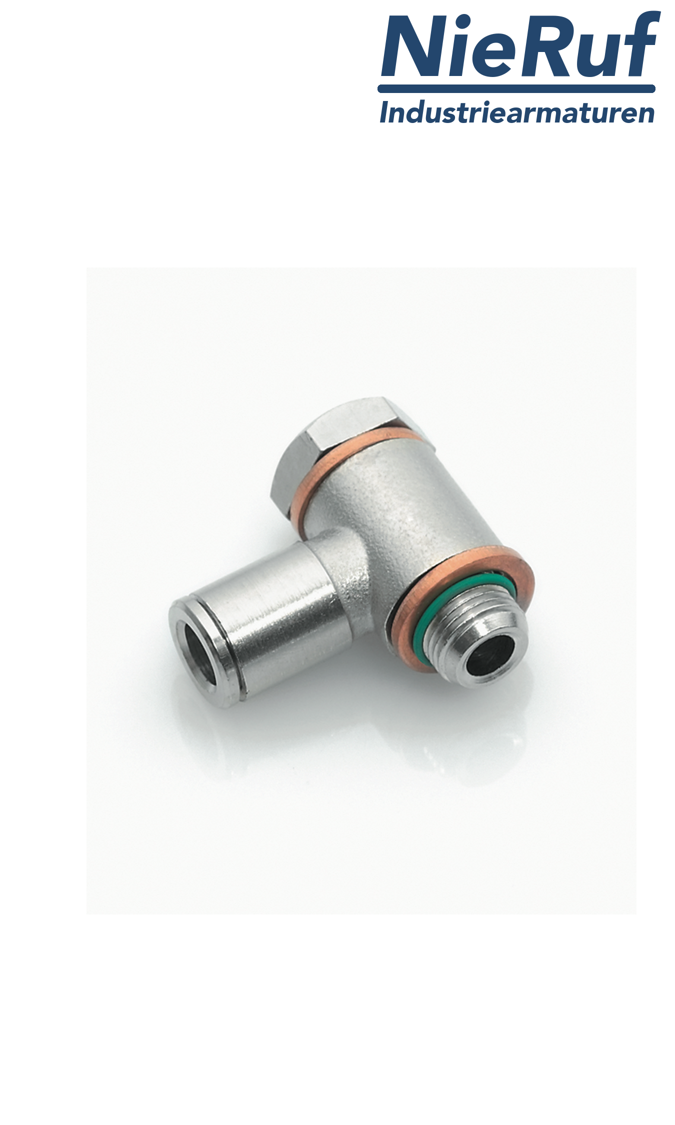 raccordo a vite ad angolo EF06 ottone  FKM G1/4" D6mm raccordo a vite ad angolo EF06 ottone  FKM G1/4" D6mm
