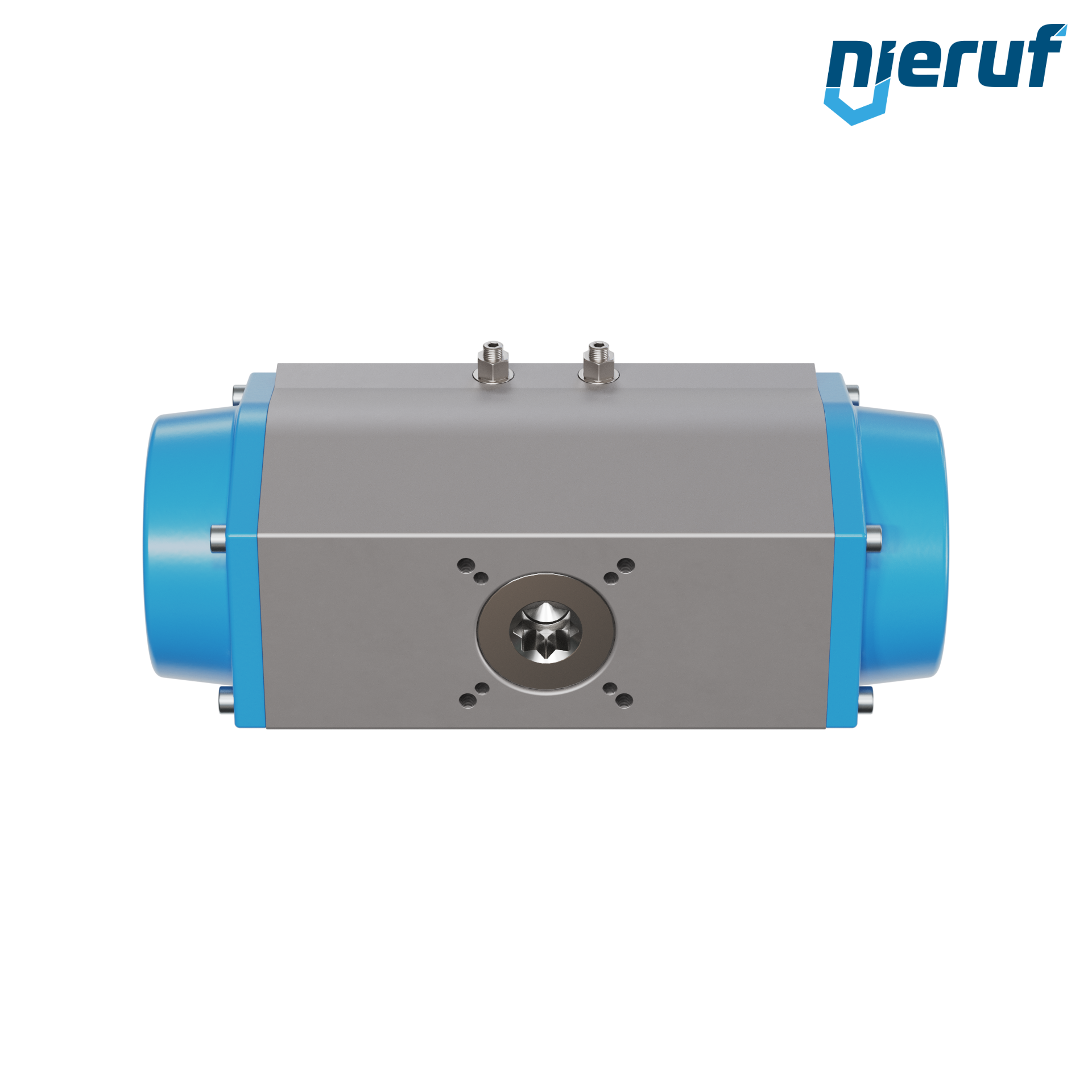 attuatore pneumatico AN02 a singolo effetto, chiusura a molla GS-160 90° con 10 molle