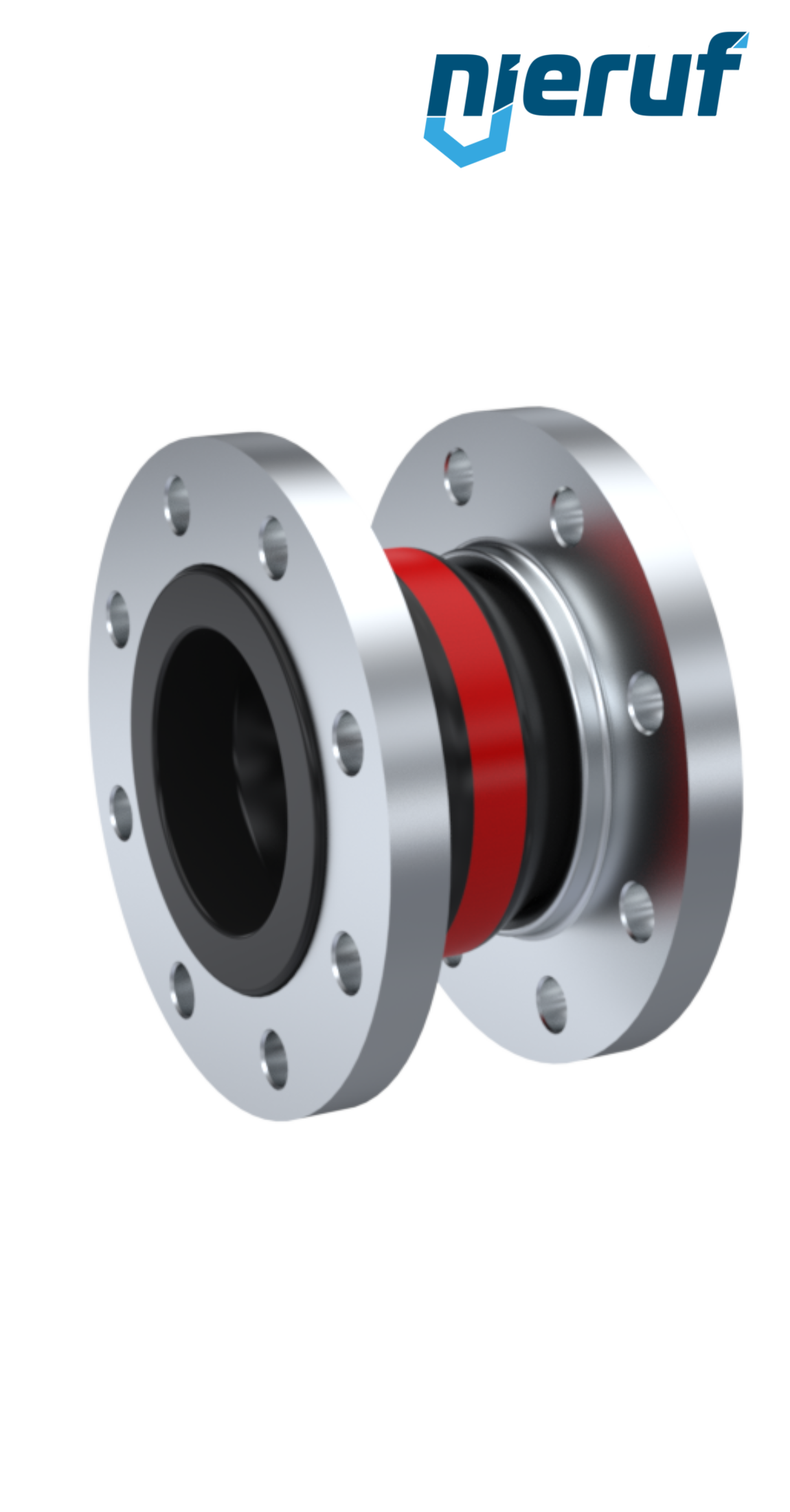 Compensatore DN80 tipo KP04 flange acciaio inox, manicotto EPDM