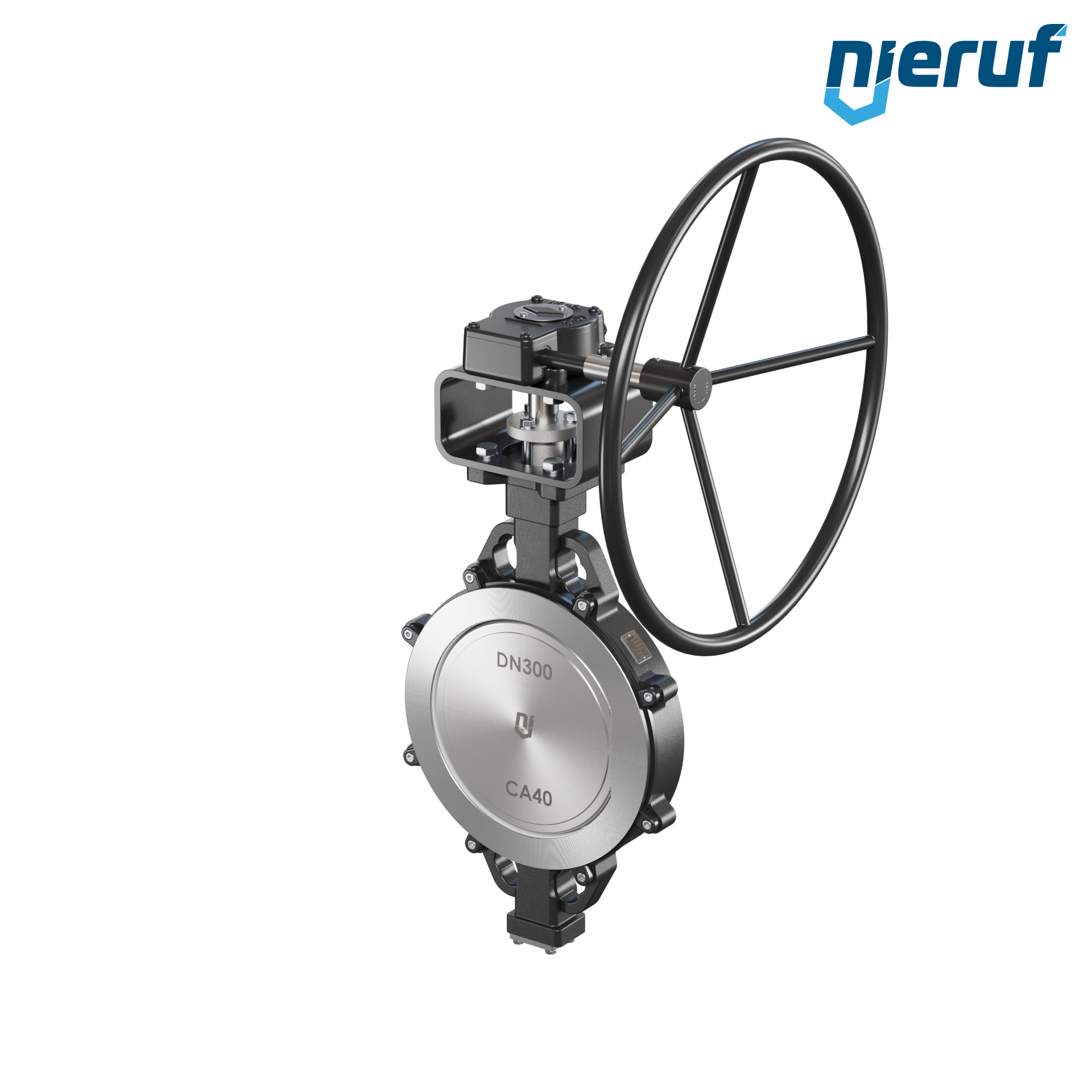 valvola a farfalla doppio eccentrico AK11 DN 300 PN10-40 ANSI150-300 volantino