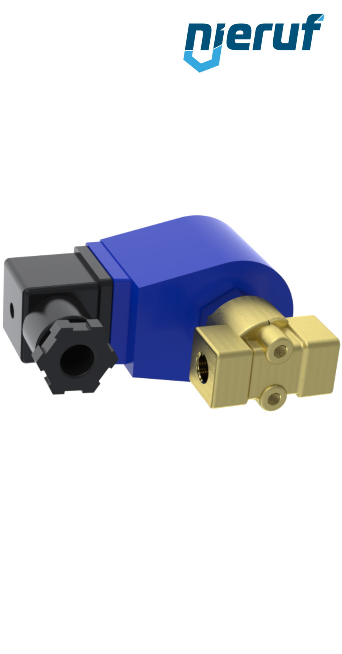 valvola elettromagnetica / solenoide per alta pressione G 1/8" pollici DN2,0 ottone MV10 FKM 230V 50Hz