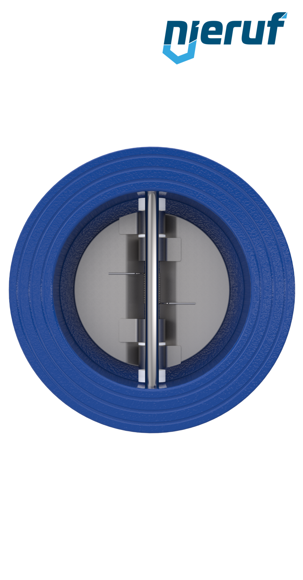 valvola di ritegno a doppio battente DN80 DR02 GGG40 EPDM