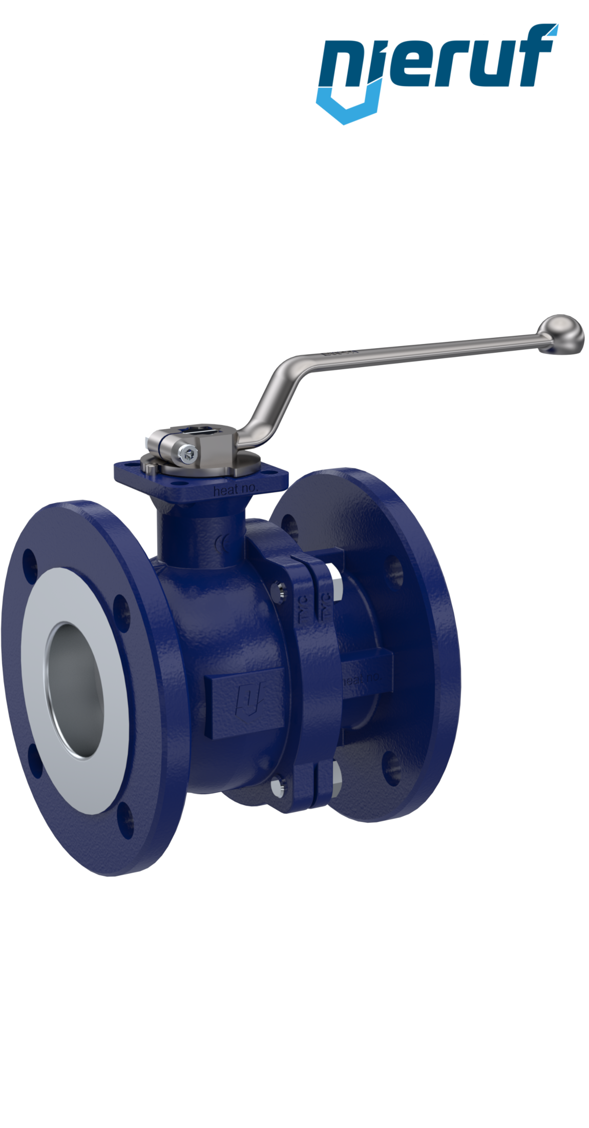 valvola a sfera flangiata per vapore FK12 DN40 PN40 in acciaio fuso 1.0619
