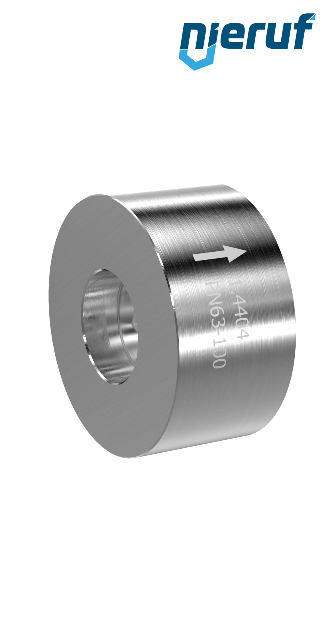 Valvola di ritegno DN 25 acciaio inox 1.4404 EPDM PN 63 bis 100 (+ASME B16.5 / ANSI 600 e 900)