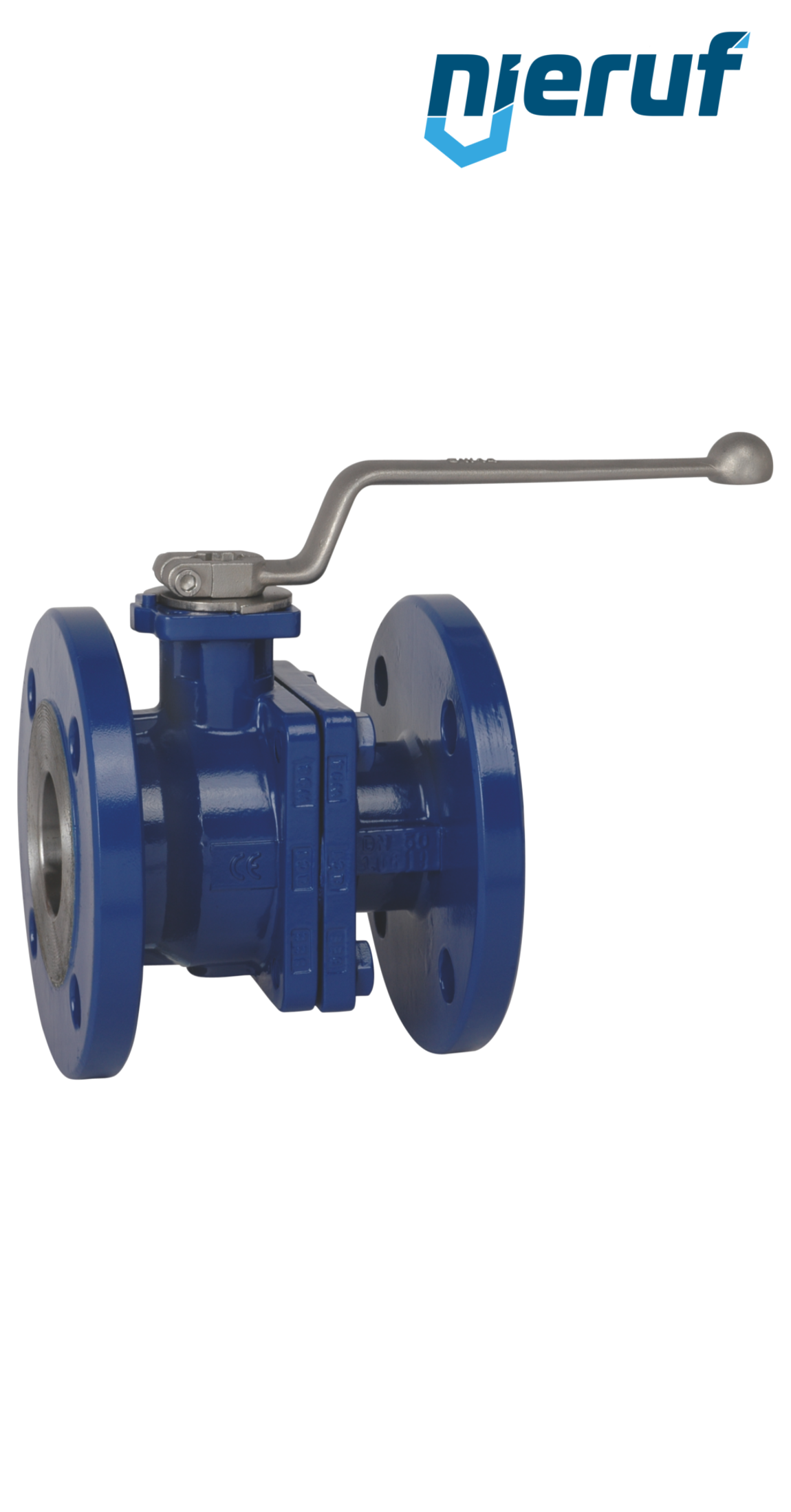 valvola a sfera flangiata per alte temperature FK12 DN50 PN40 in acciaio fuso 1.0619 fino a +25