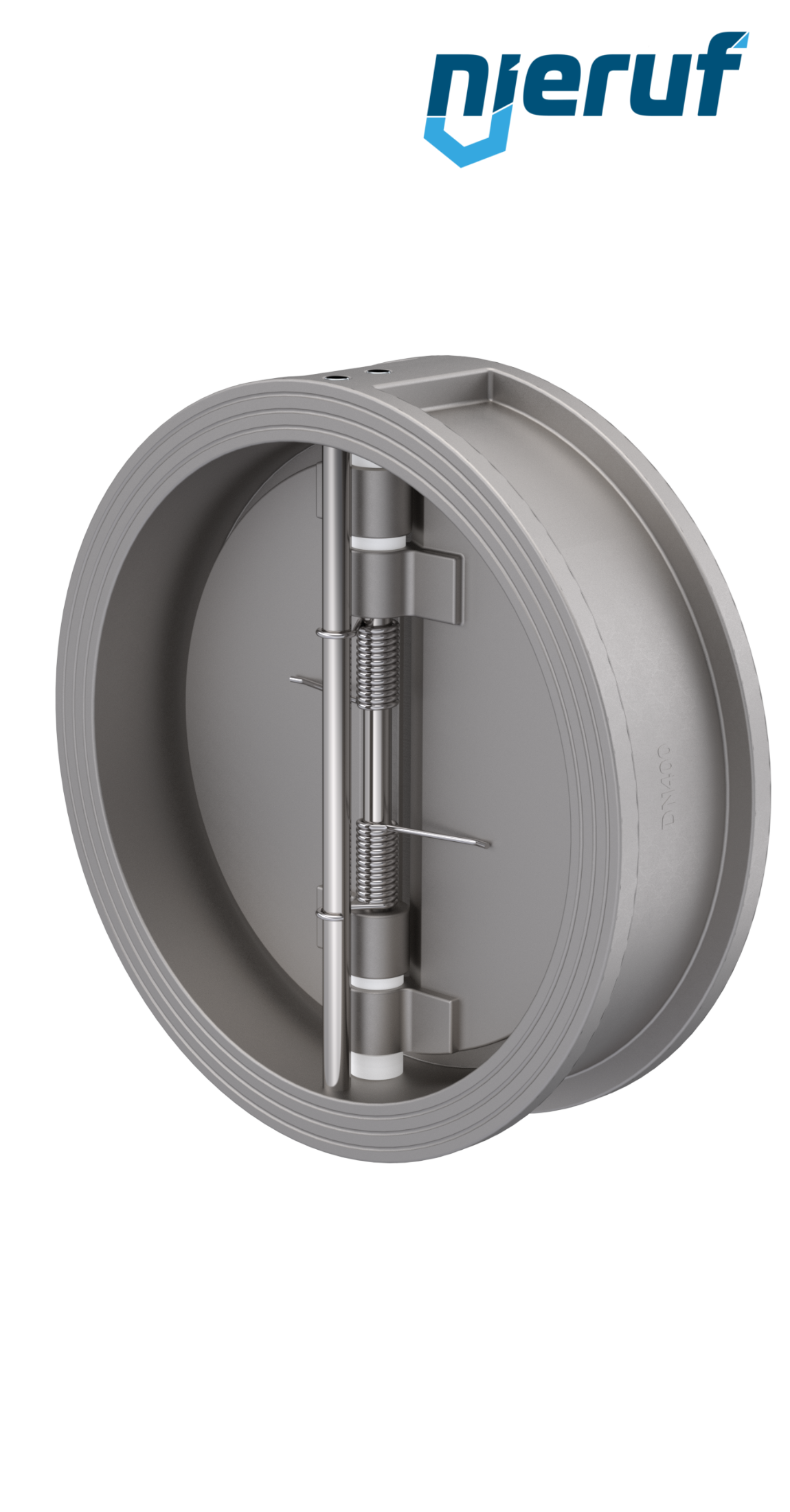 valvola di ritegno a doppio battente DN400 DR03 acciaio inossidabile 1.4408 NBR