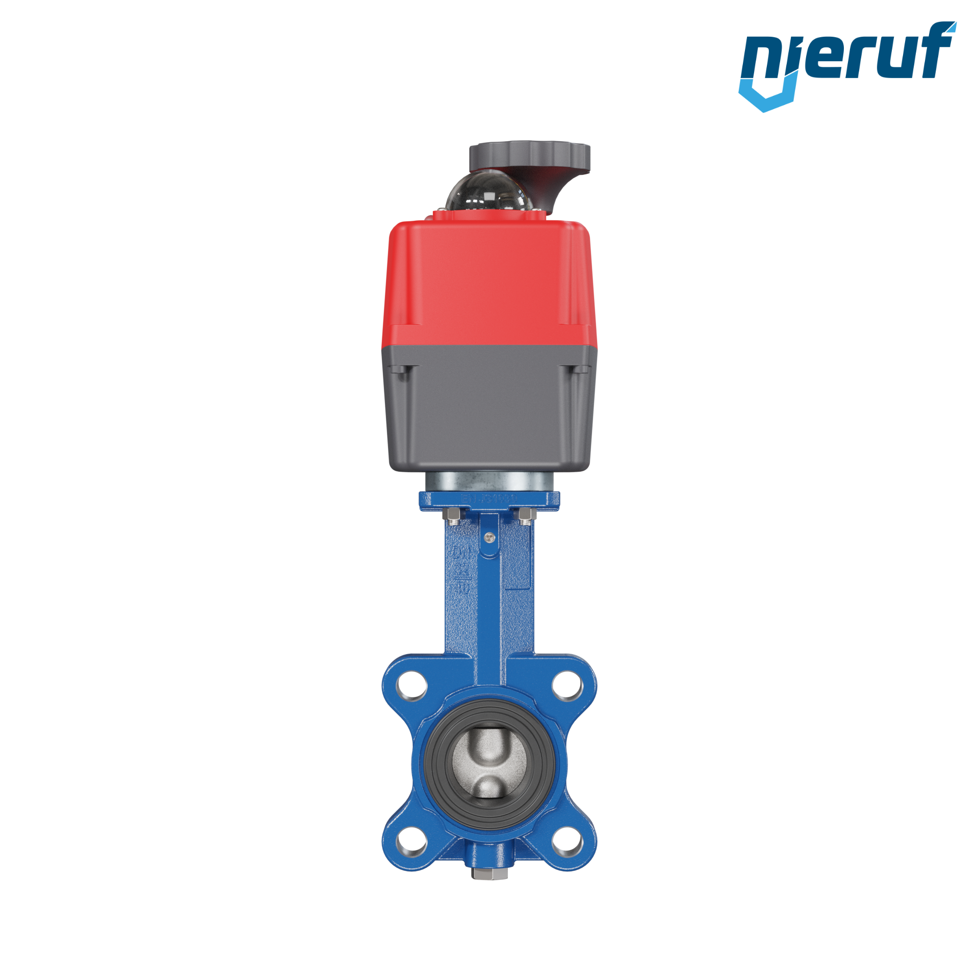 valvola a farfalla DN 40 con orecchie filettate / lug attuatore elettronico 24-240V FDA