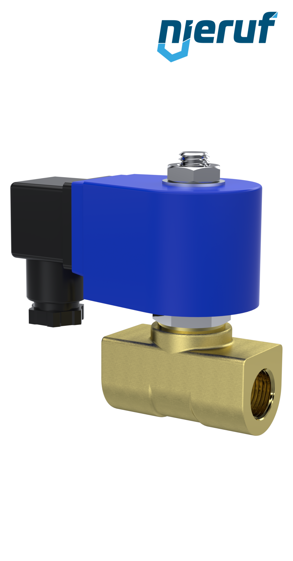 elettrovalvola per alta pressione G 3/8" pollici DN4,0 ottone MV10 FKM 230V 50Hz