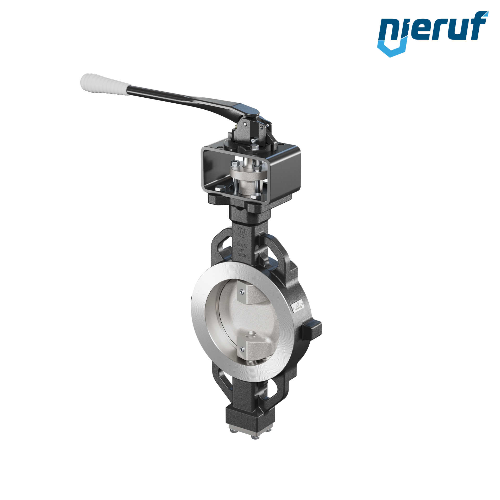 valvola a farfalla doppio eccentrico AK11 DN 150 PN10-40 ANSI150-300 leva a mano