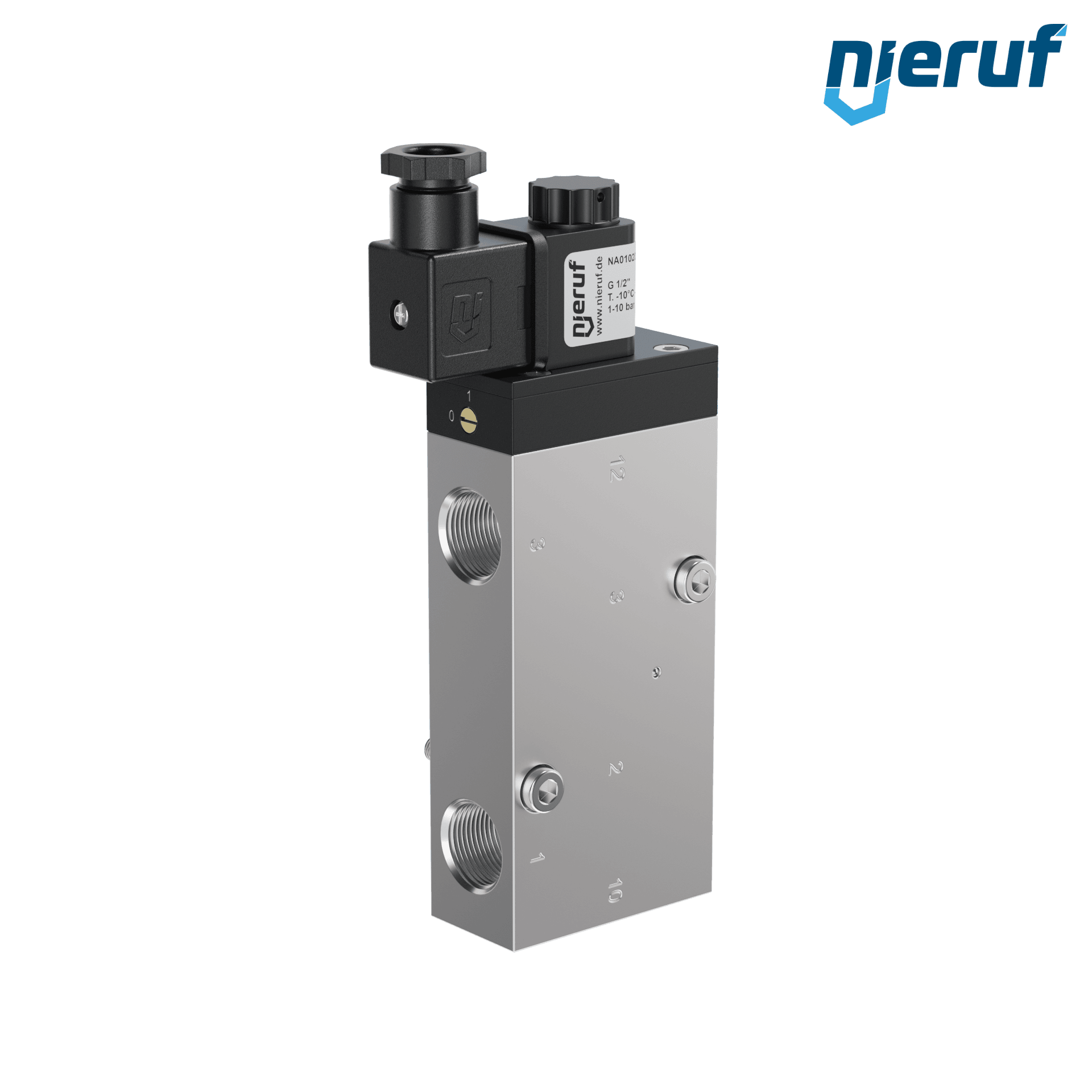 elettrovalvola Namur a 3/2 vie G 1/2" pollici NA01 12V DC