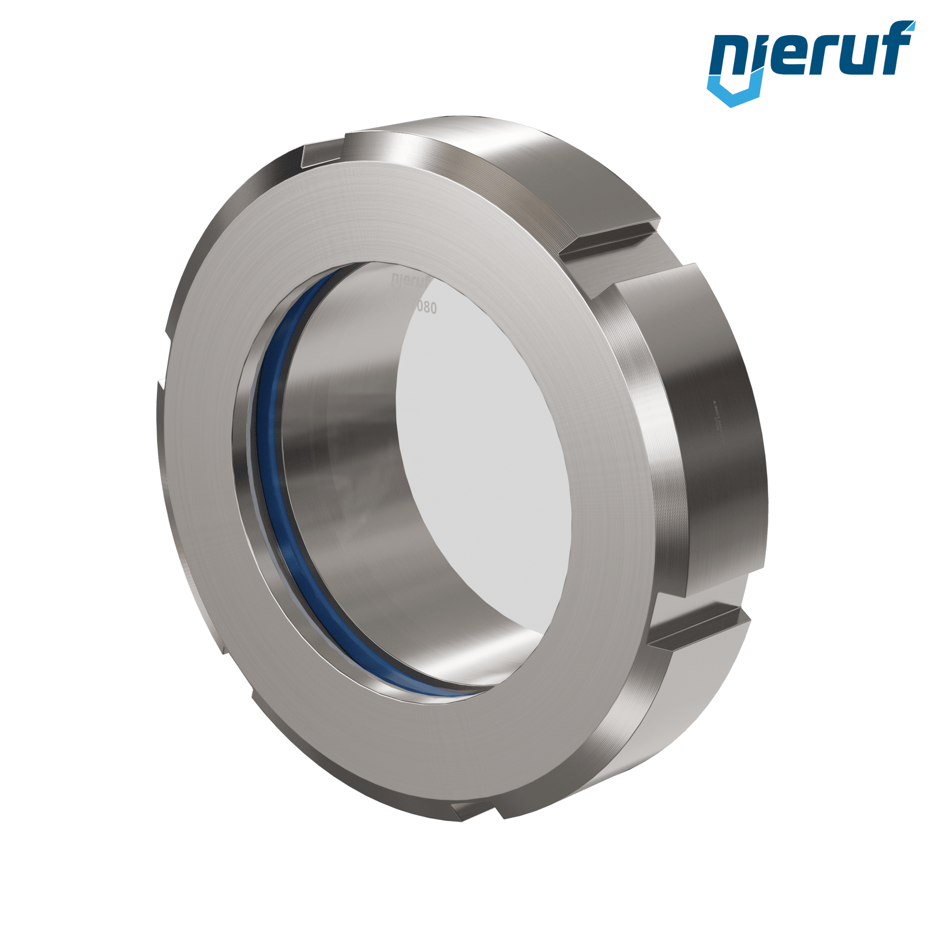 oblò di osservazione / specola visiva DN80 - 3" pollici secondo DIN 11851 acciaio inossidabile 1.4404 / AISI 316L