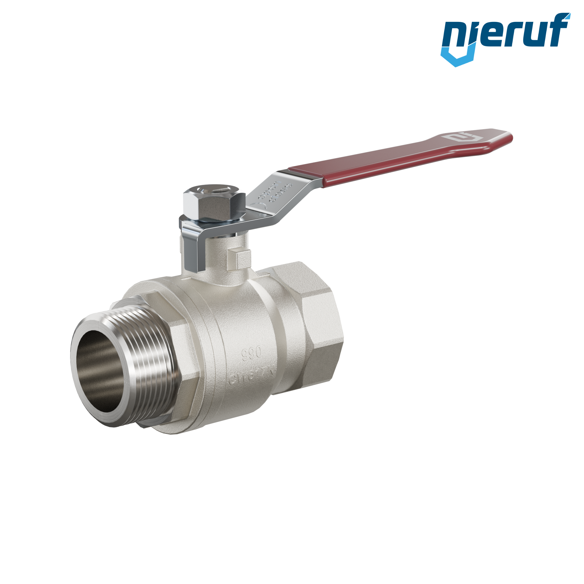 valvola a sfera a 2 vie DN25 - 1" pollici GK01 filettatura F x M valvola a sfera a 2 vie DN25 - 1" pollici GK01 filettatura F x M