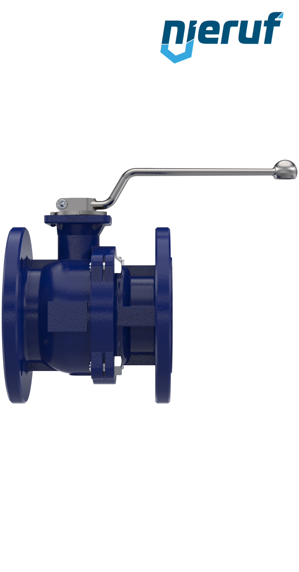 valvola a sfera flangiata per vapore FK12 DN40 PN40 in acciaio fuso 1.0619