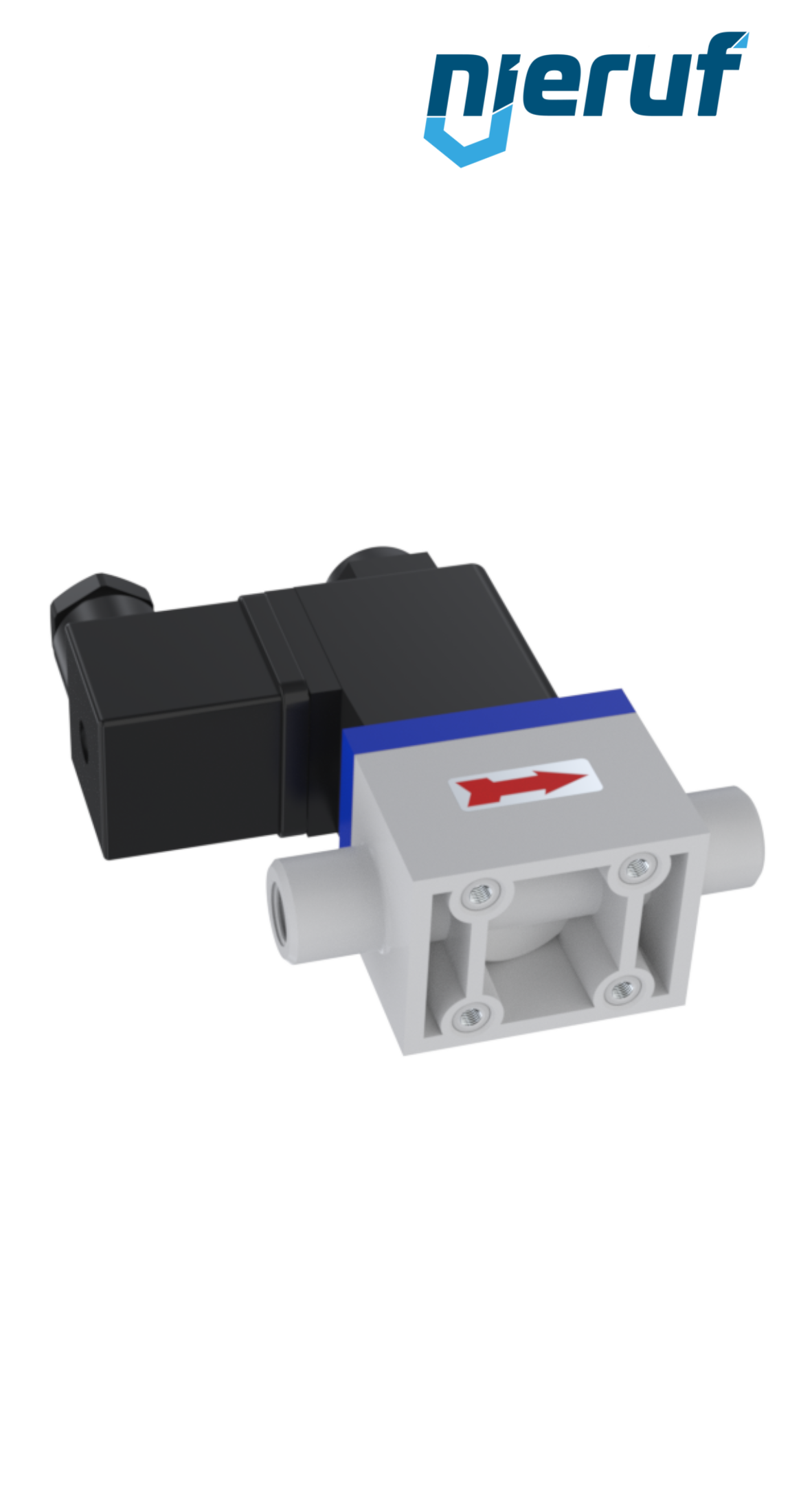 elettrovalvola in PVC DN4,0 KV02 EPDM 24V DC