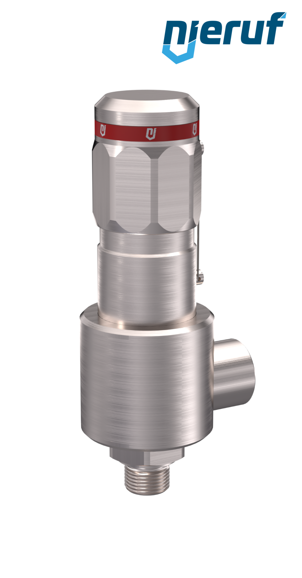valvola di sicurezza DN10 3/4" M X 3/4" F SV15, MD / PAI, senza dispositivo di sollevamento, modello ad angolo, >350,0 bar - 630,0 bar