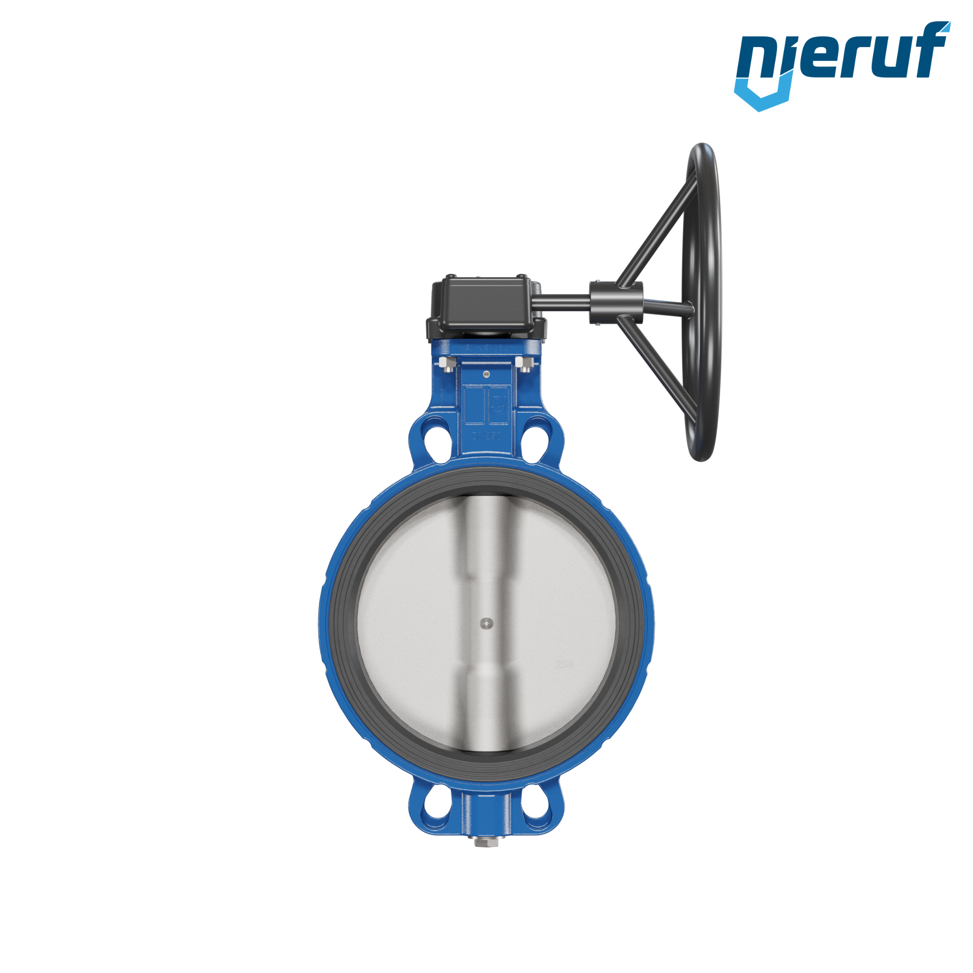 valvola a farfalla DN 250 PN6-PN10-PN16 & ANSI150 AK01 FPM volantino