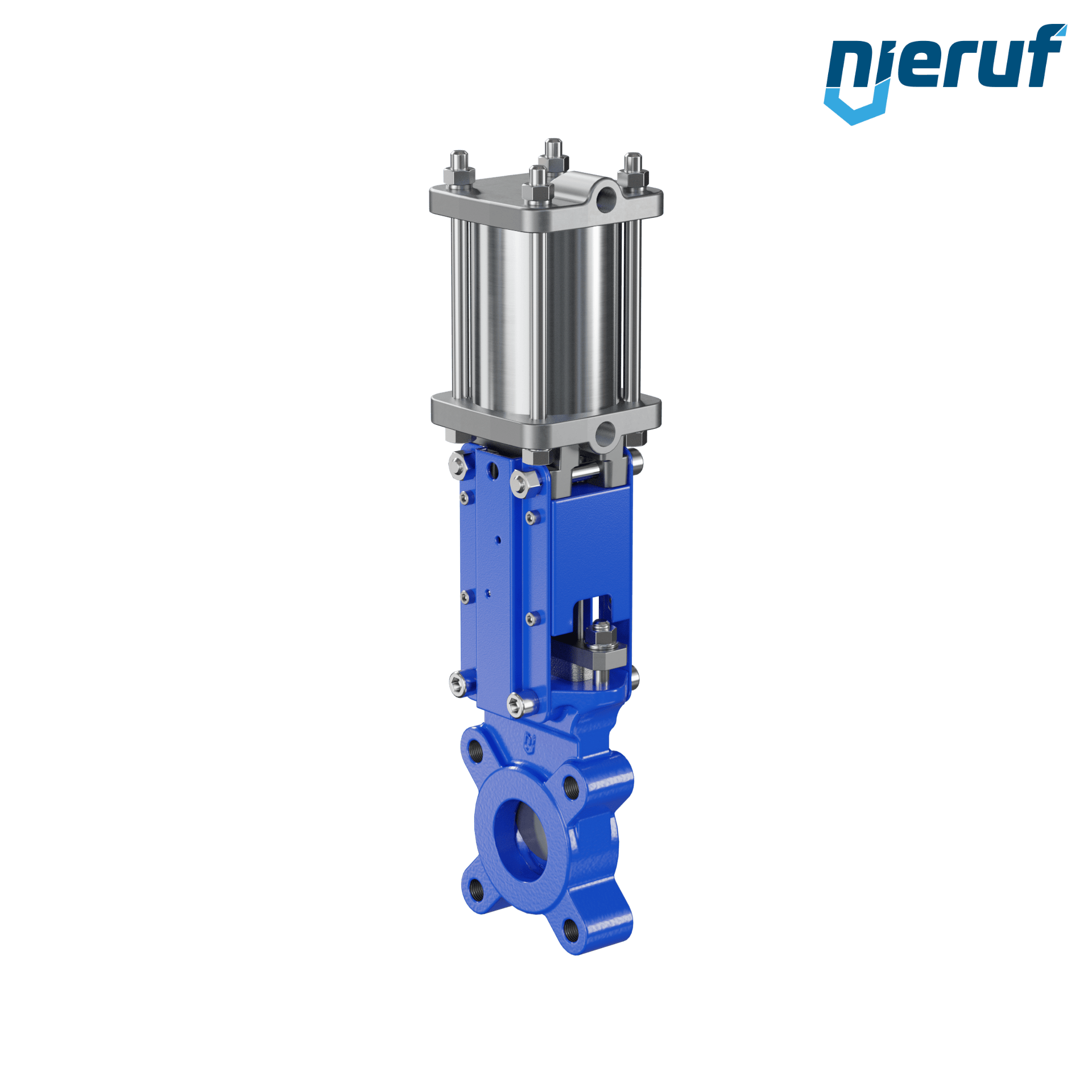 valvola a ghigliottina DN 50 SR02 EPDM attuatore pneumatico a doppio effetto