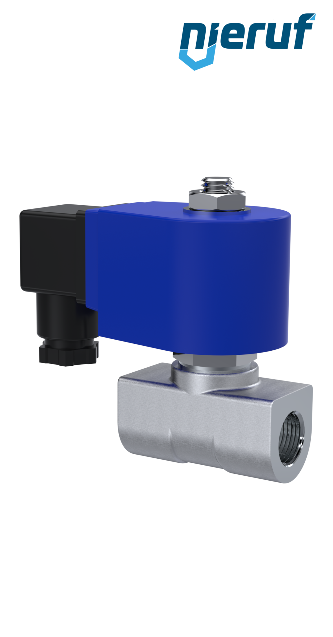 elettrovalvola per alta pressione G 3/8" pollici DN4,0 acciaio inossidabile EV10 FKM 24V DC