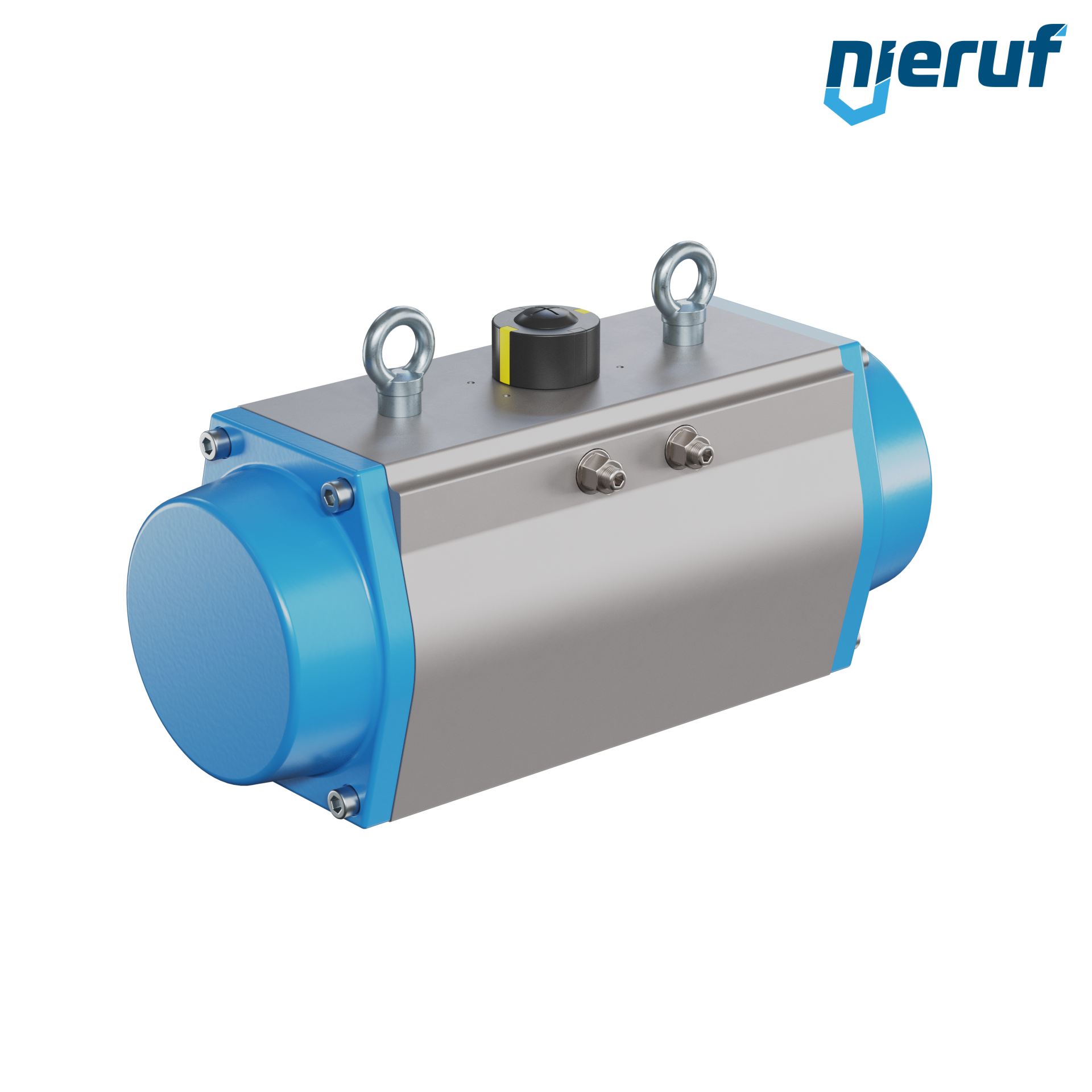attuatore pneumatico AN02 a effetto semplice, apertura a molla GS-160 90° con 7 molle