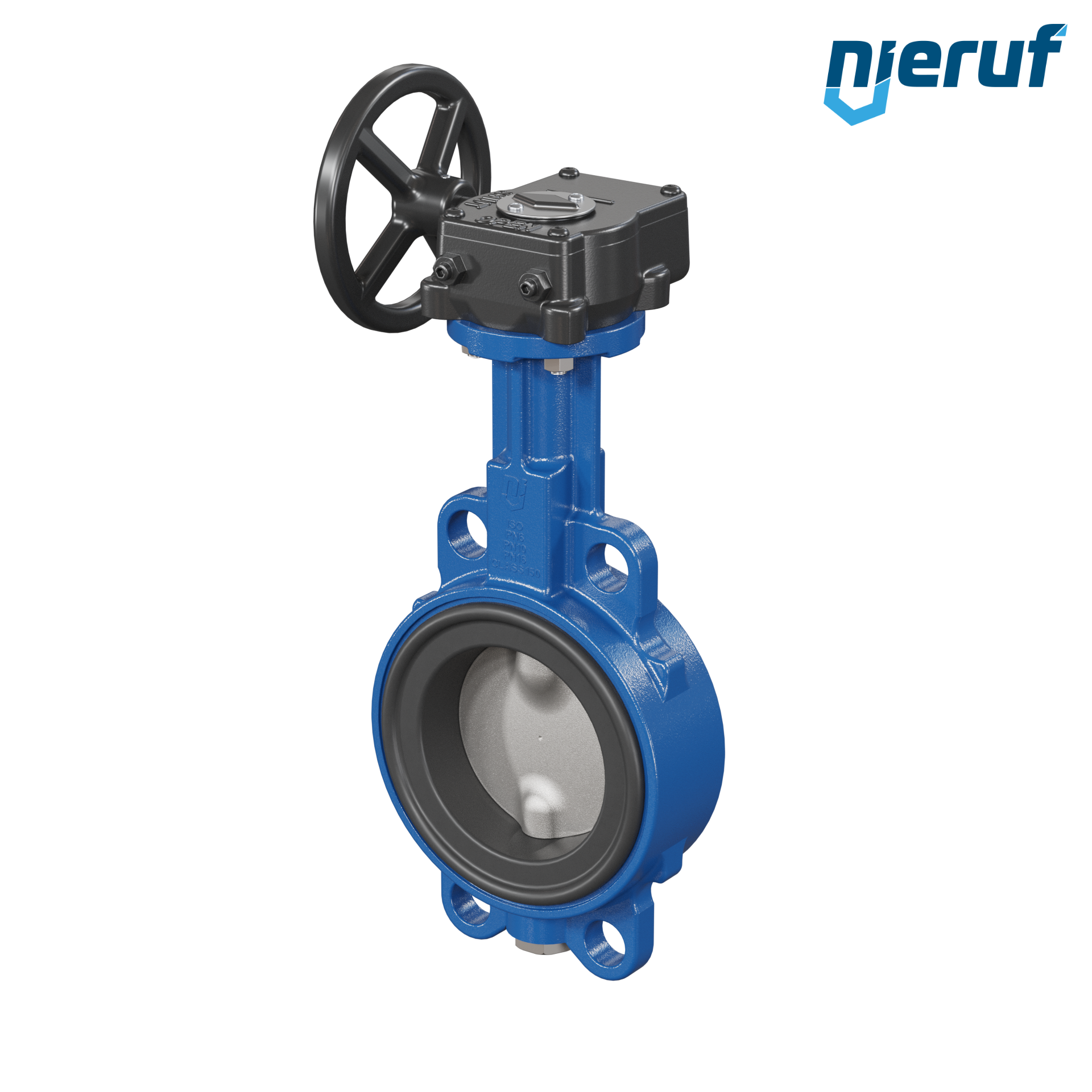 valvola a farfalla AK01 DN 80 PN6-PN10-PN16 & ANSI150 DVGW-gas volantino