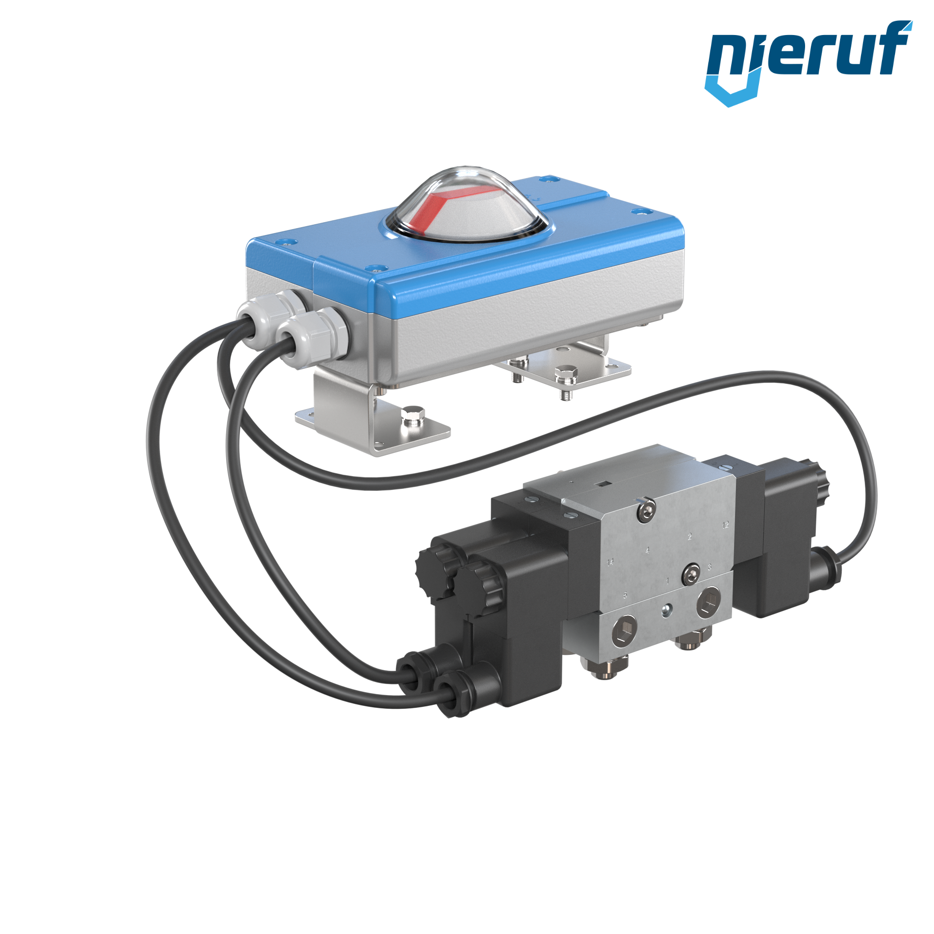 Regolatore di posizione PS01 per attuatori pneumatici a doppio effetto con funzione di sicurezza volume d'aria a partire da 5 l Regolatore di posizione PS01 per attuatori pneumatici a doppio effetto con funzione di sicurezza volume d'aria a partire da 5 l