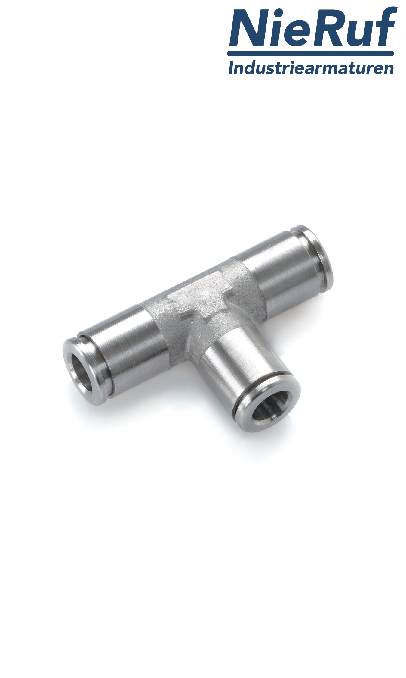 connettore a T EF05 acciaio inossidabile FKM D6mm connettore a T EF05 acciaio inossidabile FKM D6mm