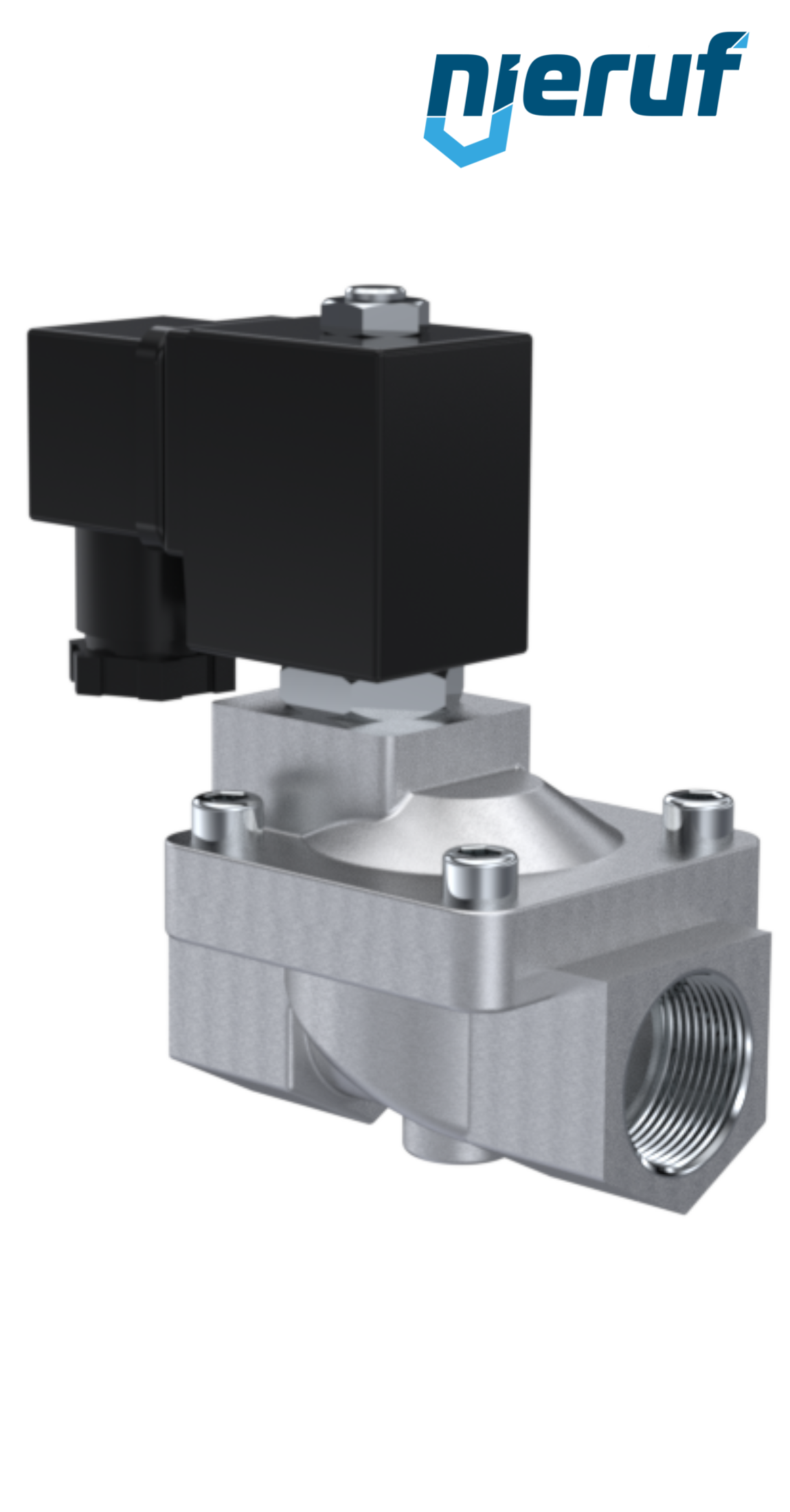 elettrovalvola G 1" pollici acciaio inossidabile EV05 EPDM 24V DC