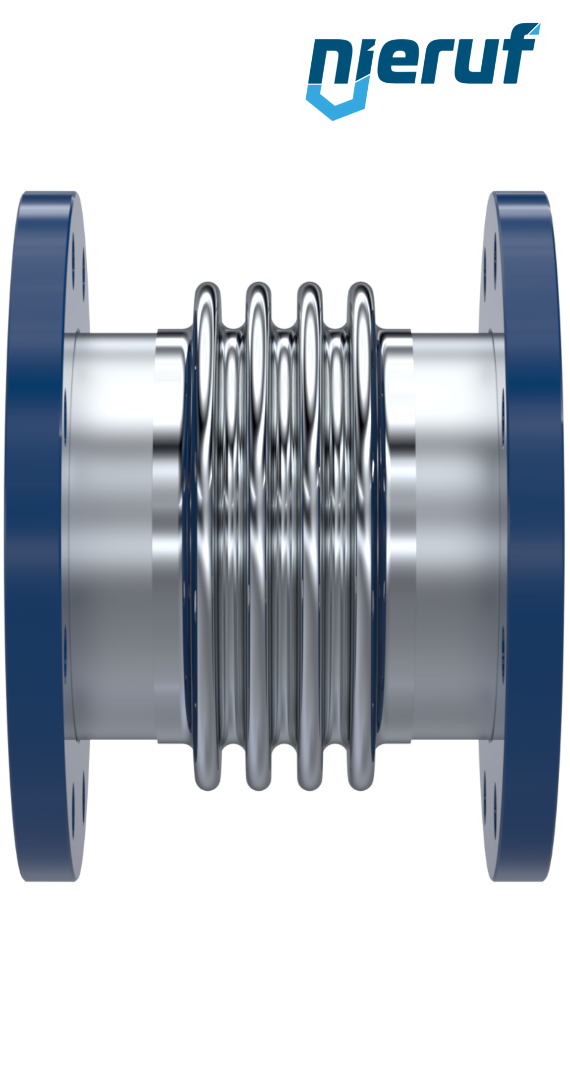 Giunto di dilatazione assiale DN150 versione KP05 flangia fissa e manicotto in acciaio inox