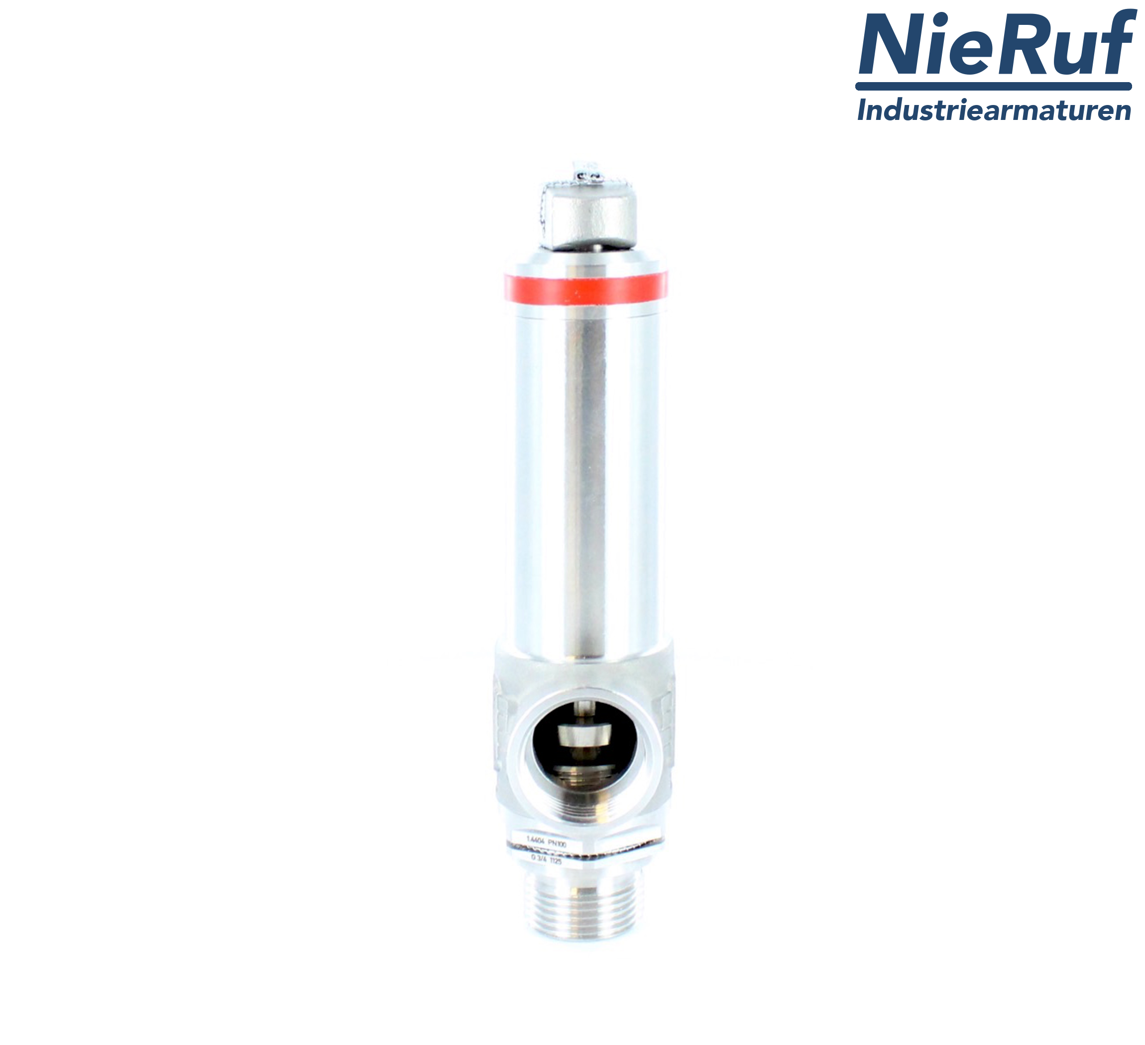 valvola di sicurezza criogenica DN15 3/4" M x 3/4" F SV14, acciaio inox PTFE, con leva