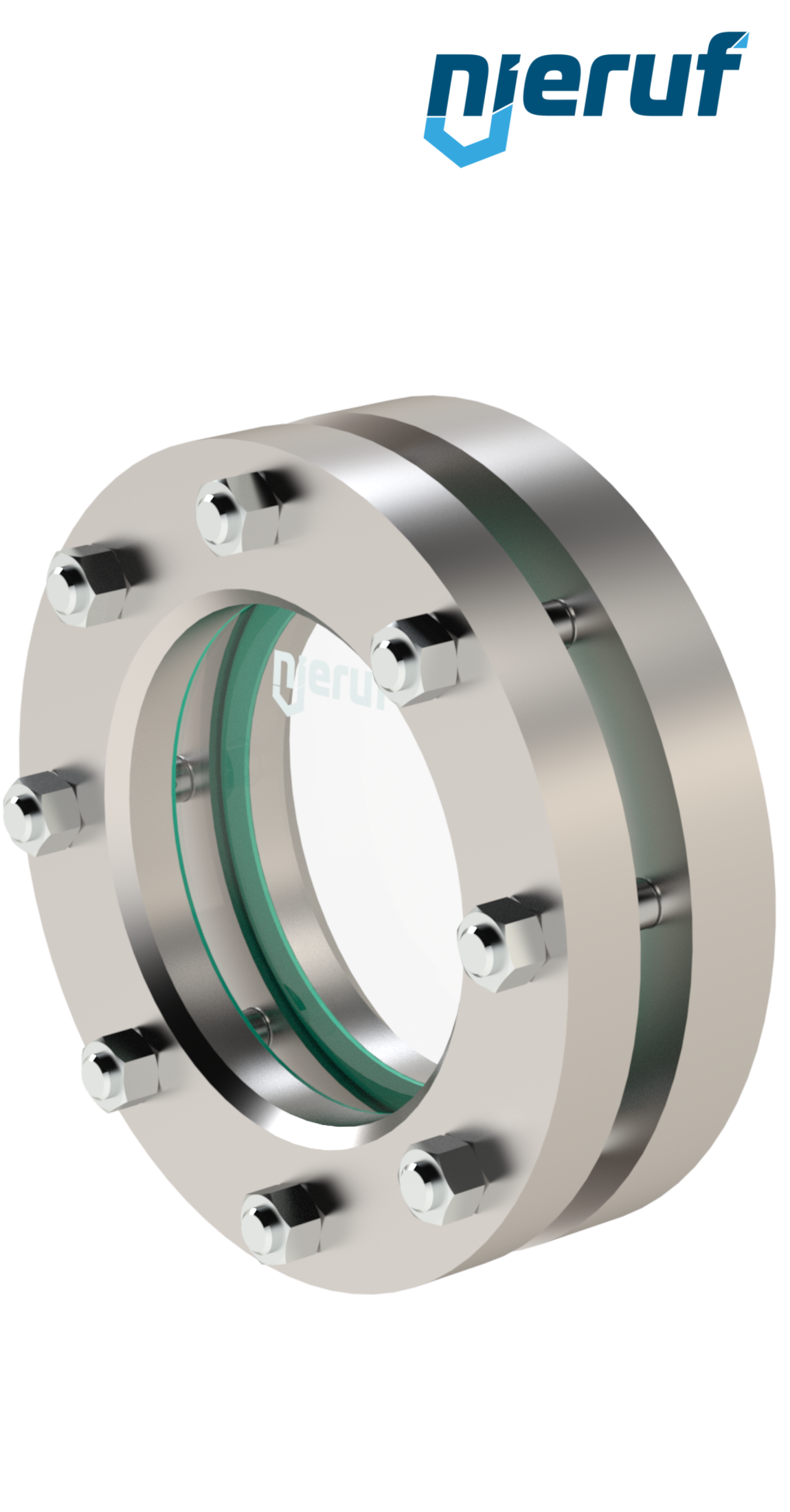 oblò di osservazione per serbatoi DN150 - 6" pollici  BS02 acciaio inossidabile 1.4571 vetro borosilicato 16bar oblò di osservazione per serbatoi DN150 - 6" pollici  BS02 acciaio inossidabile 1.4571 vetro borosilicato 16bar